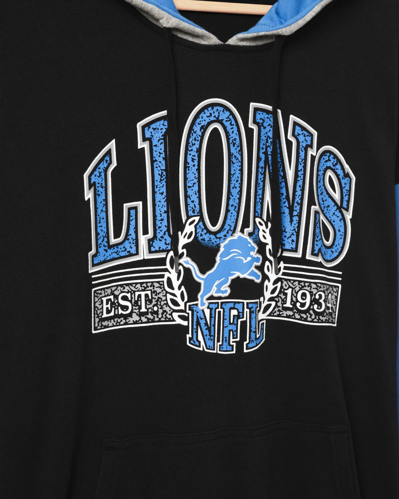 Detroit Lions Tri Color Block Hoodie - Image 3