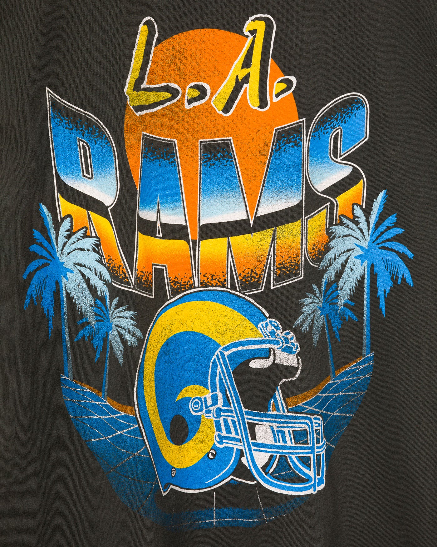 Los Angeles Rams Sunset Vintage Tee - Image 3