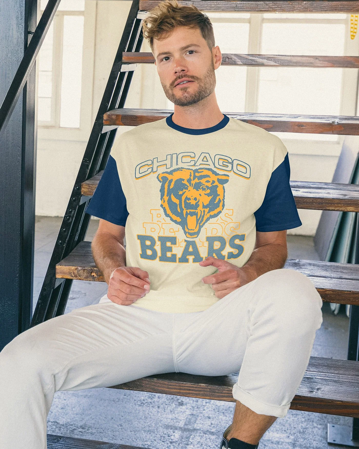 NFL Chicago Bears Colorblock Tee - Image 2