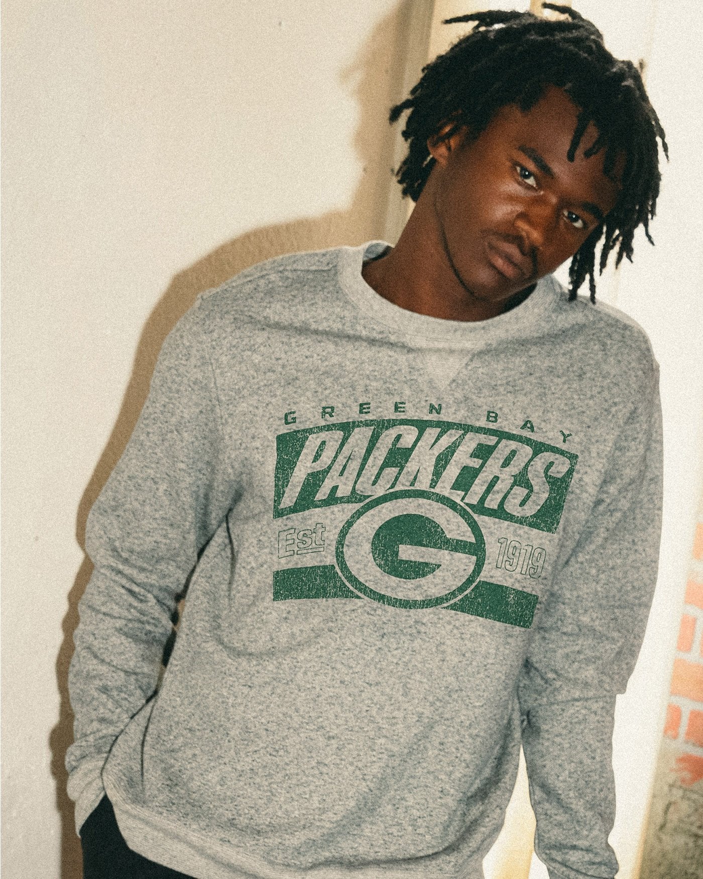 NFL Green Bay Packers Formation Fleece Crewneck - Image 2