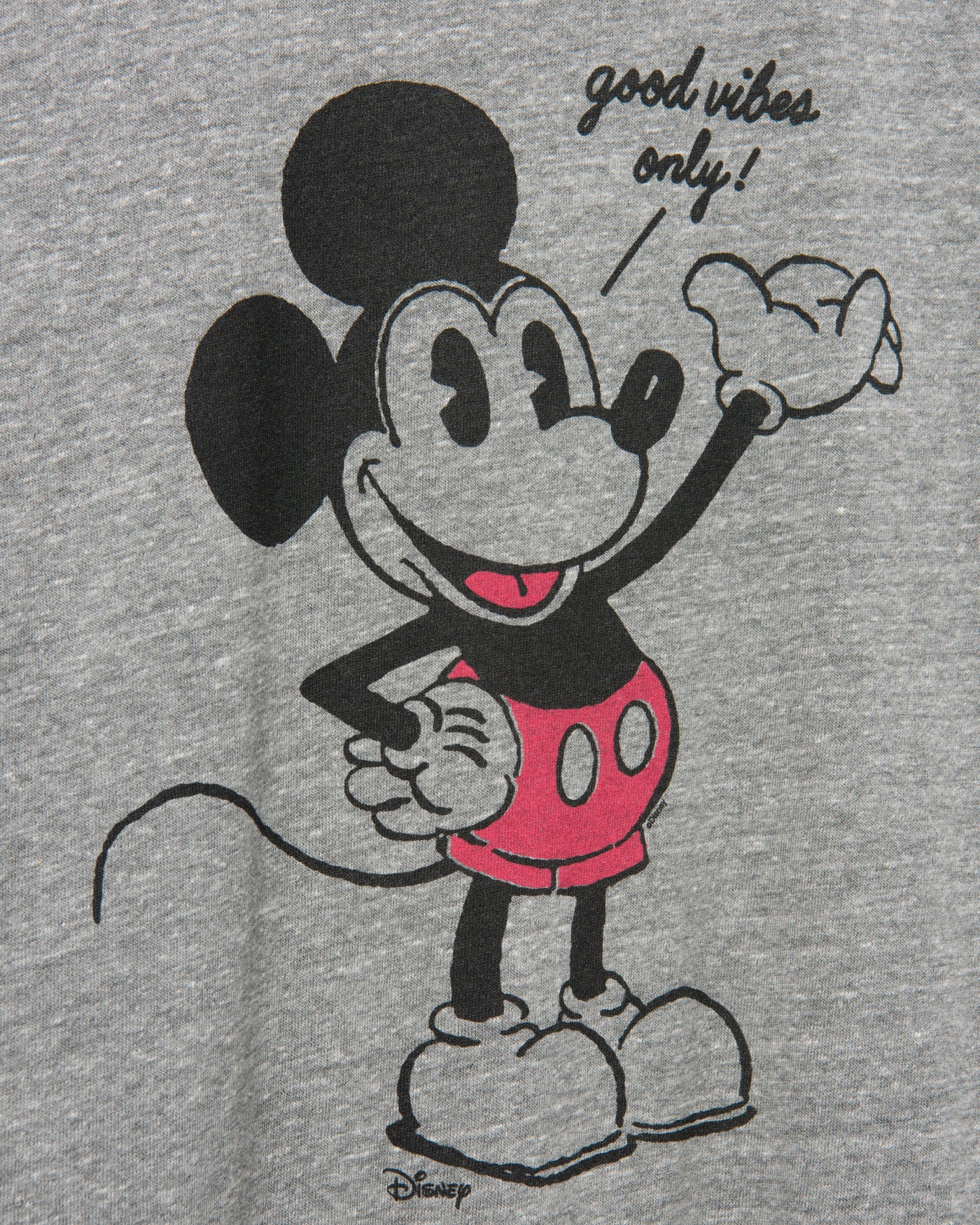 Mickey Good Vibes Only Vintage Tee - Image 3