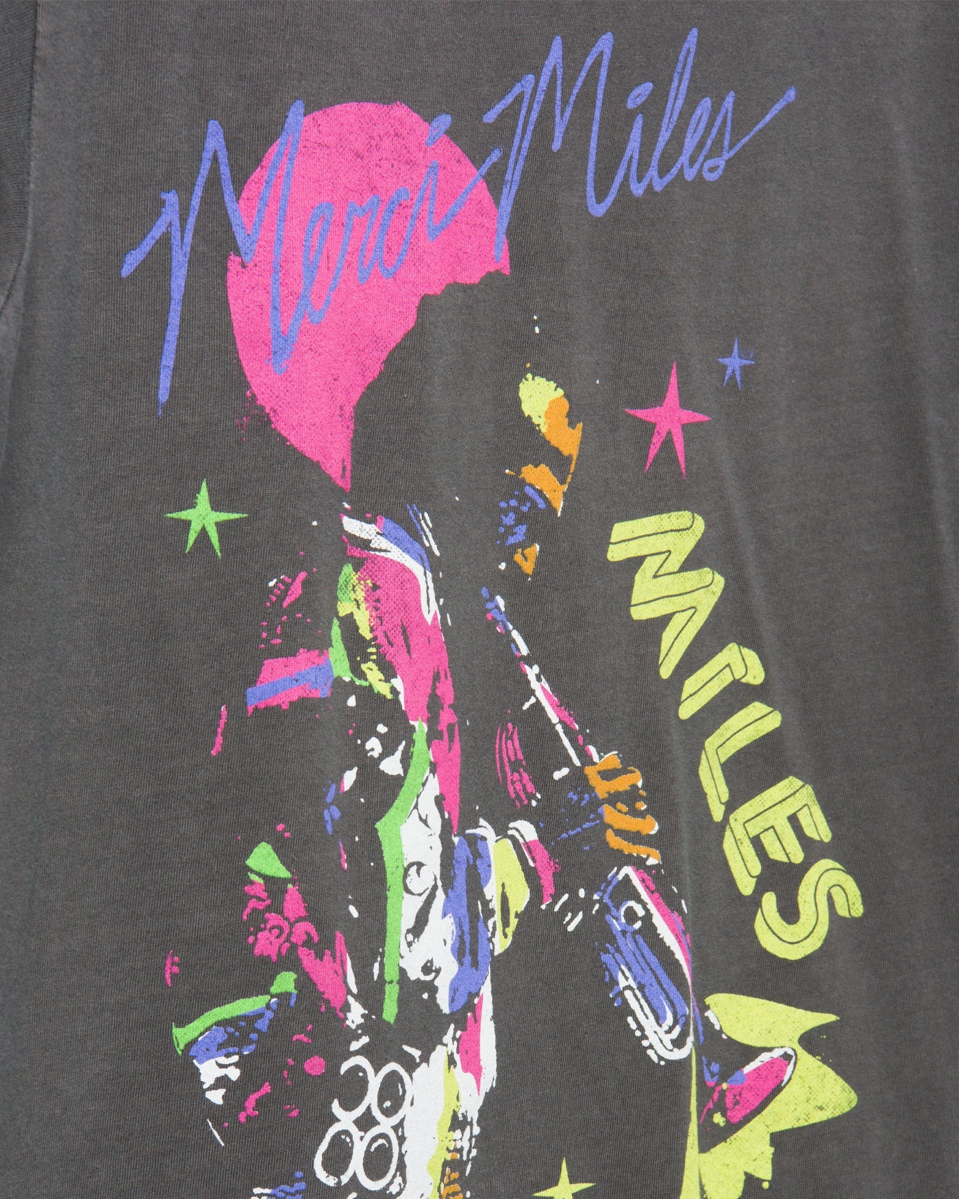 Miles Davis Merci Miles Vintage Tee - Image 4