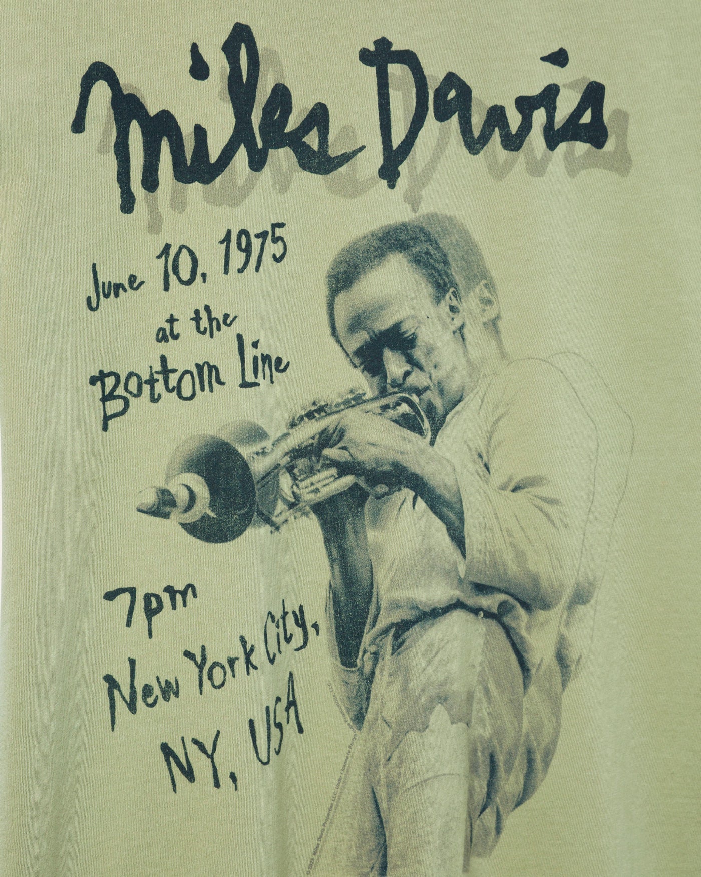 Miles Davis New York City Vintage Tee - Image 5