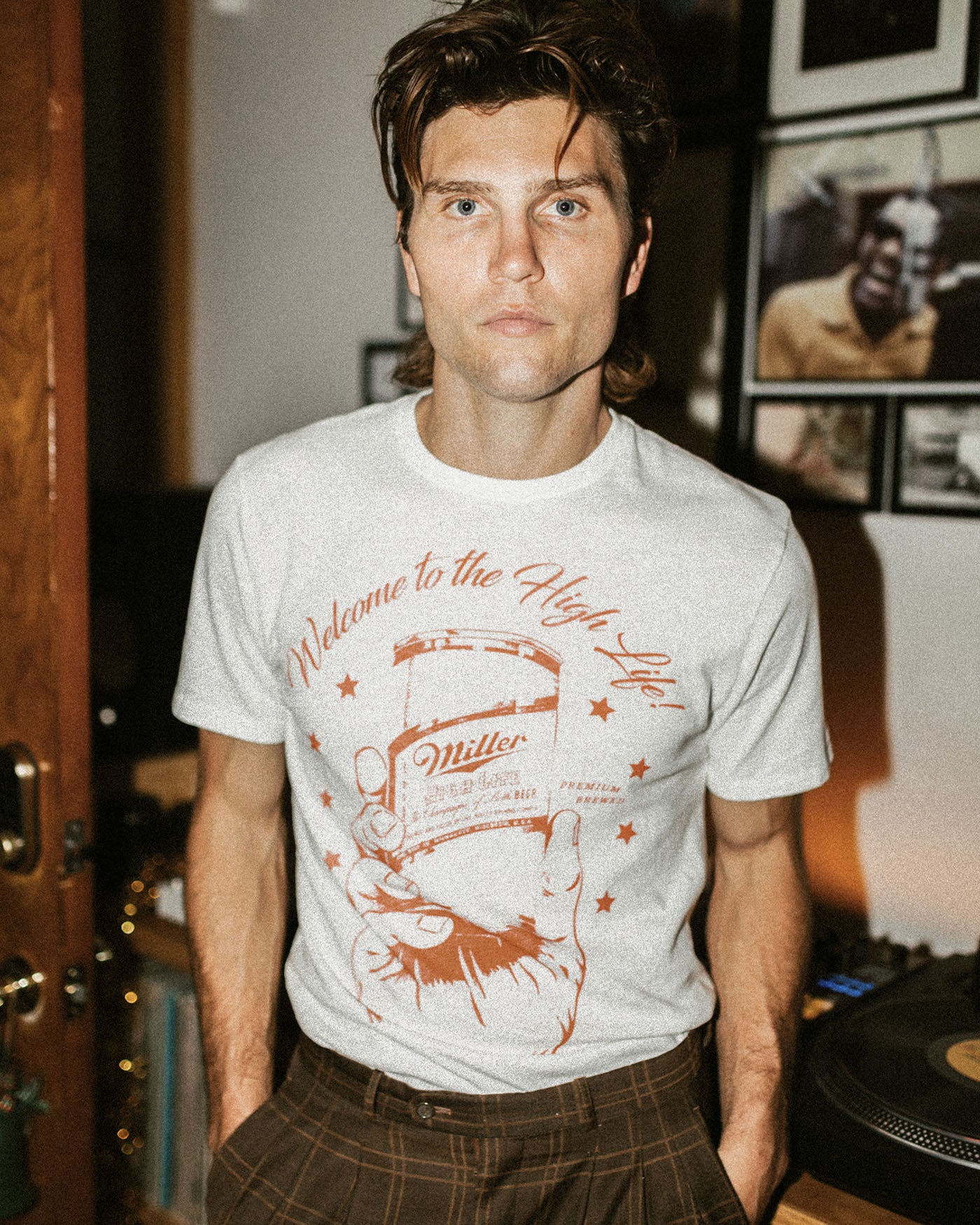 Miller High Life 120th Anniversary Can Vintage Tee - Image 2