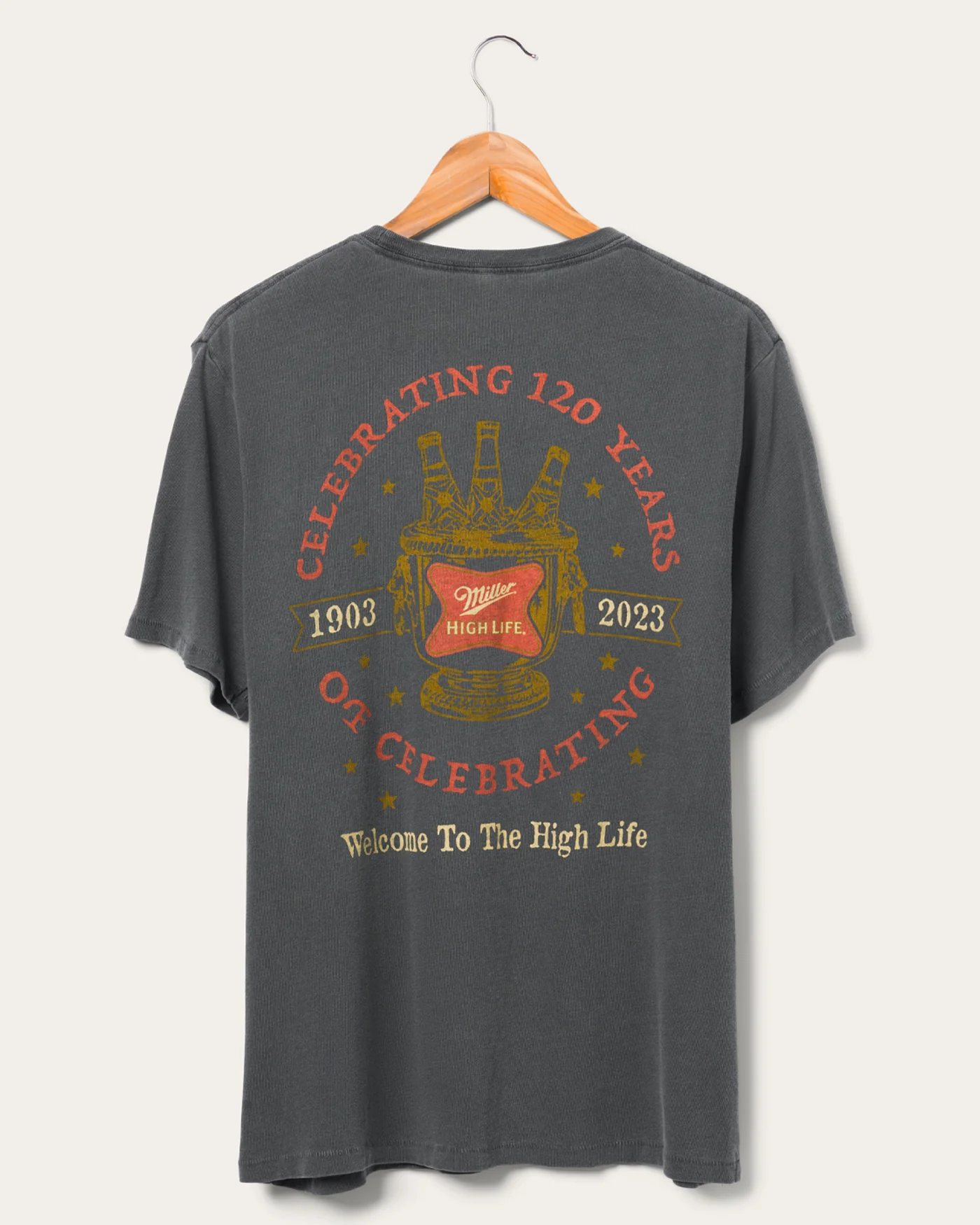 Miller High Life 120th Anniversary Vintage Tee - Image 5