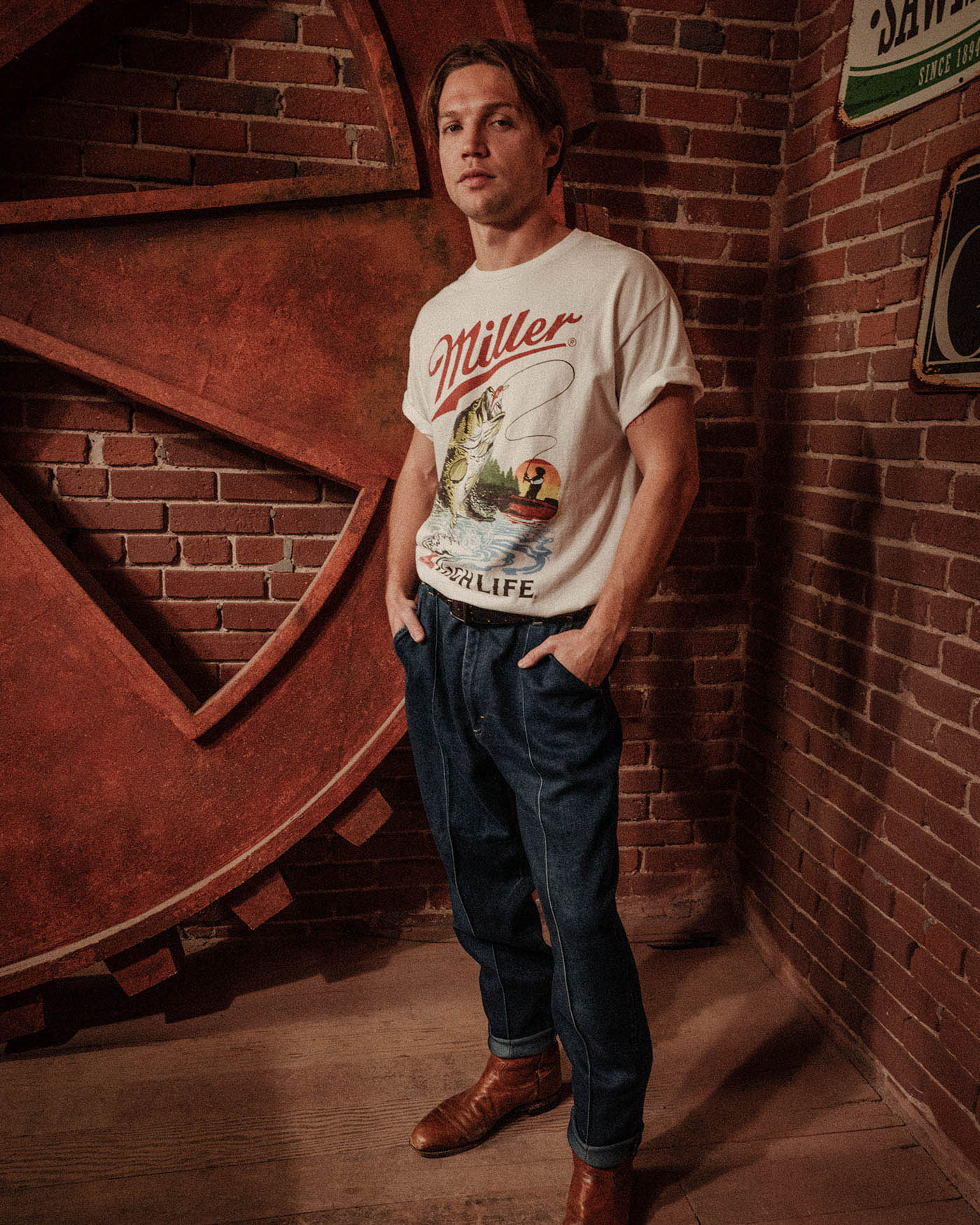 Miller High Life Fishing Flea Market Tee - Image 2