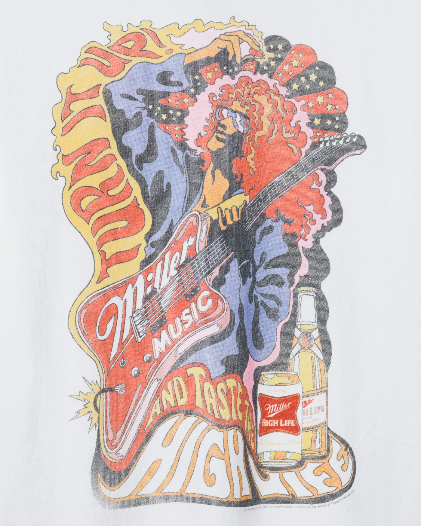 Miller High Life Miller Music Vintage Tee - Image 5