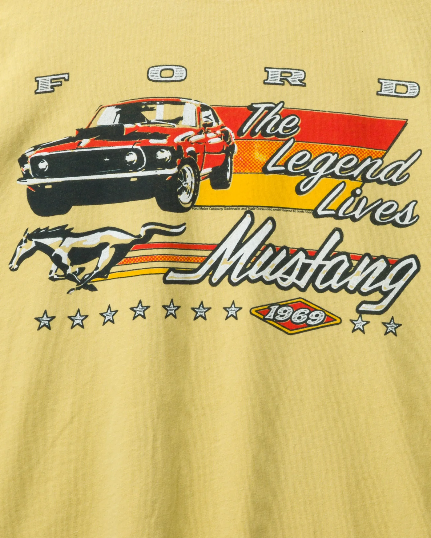 Mustang The Legend Lives Vintage Tee - Image 4