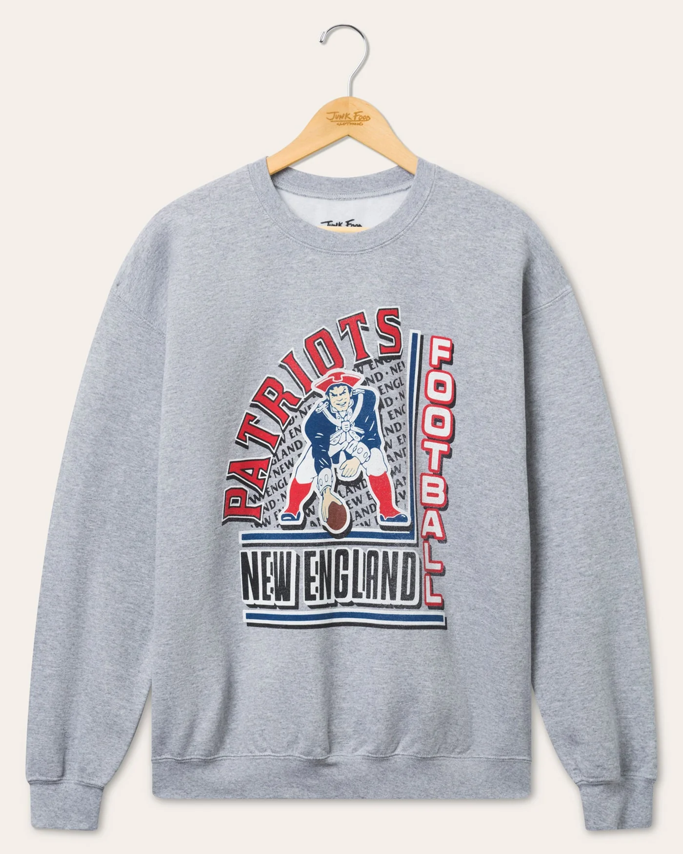 New England Patriots Backfield Flea Market Crew Fleece