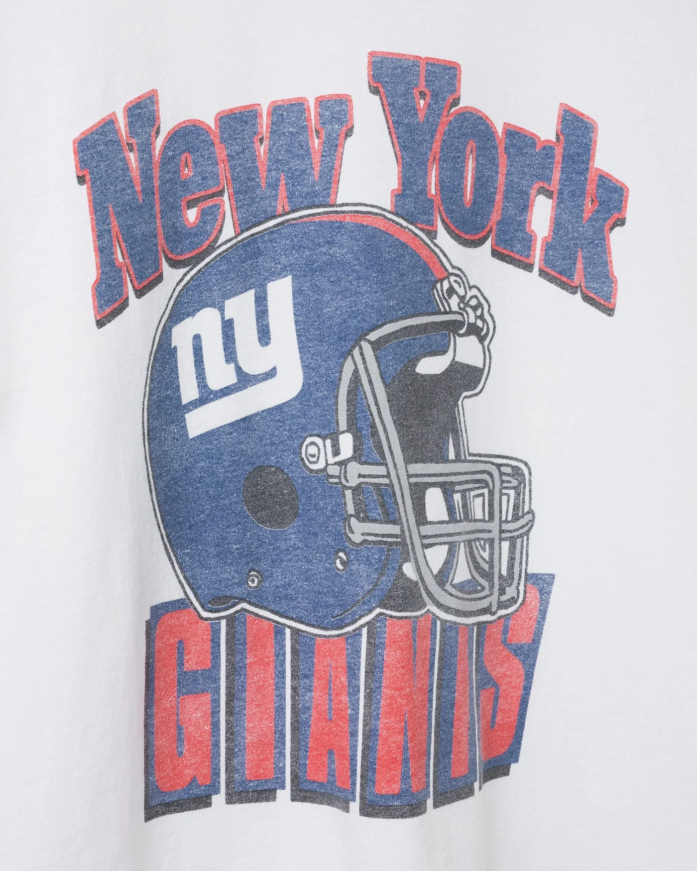 New York Giants Throwback Helmet Flea Market Tee - Image 3