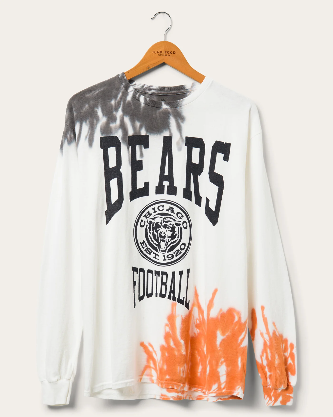 NFL Chicago Bears Tie Dye Long Sleeve Flea Market Tee