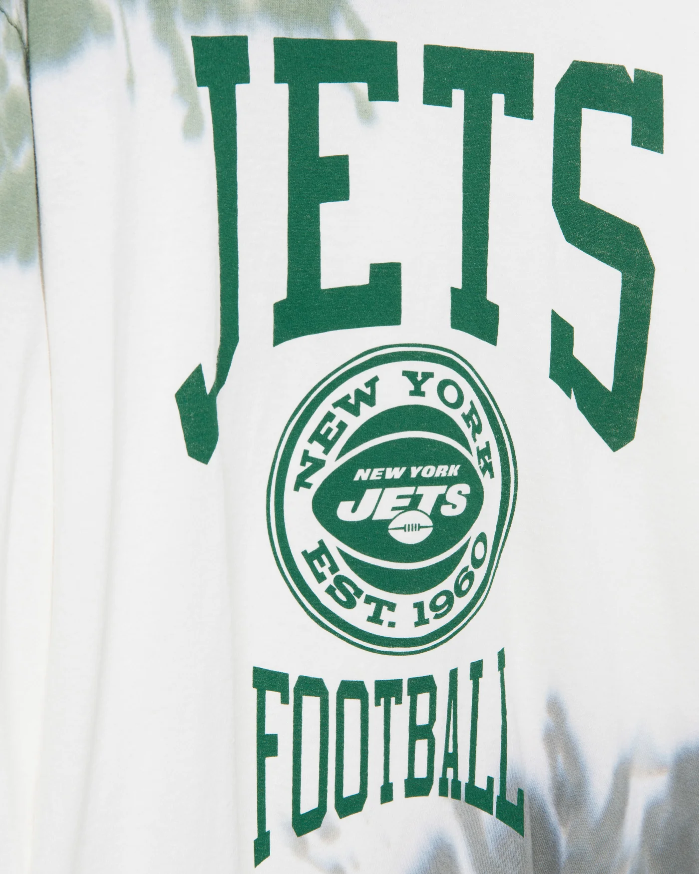 NFL New York Jets Tie Dye Long Sleeve Flea Market Tee - Image 3