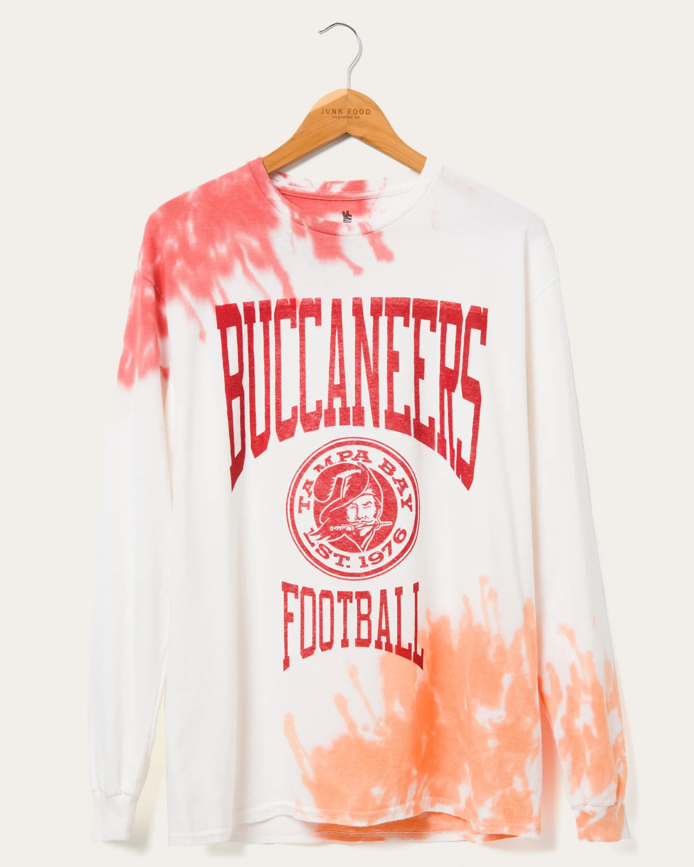 NFL Tampa Bay Buccaneers Tie Dye Long Sleeve Flea Market Tee