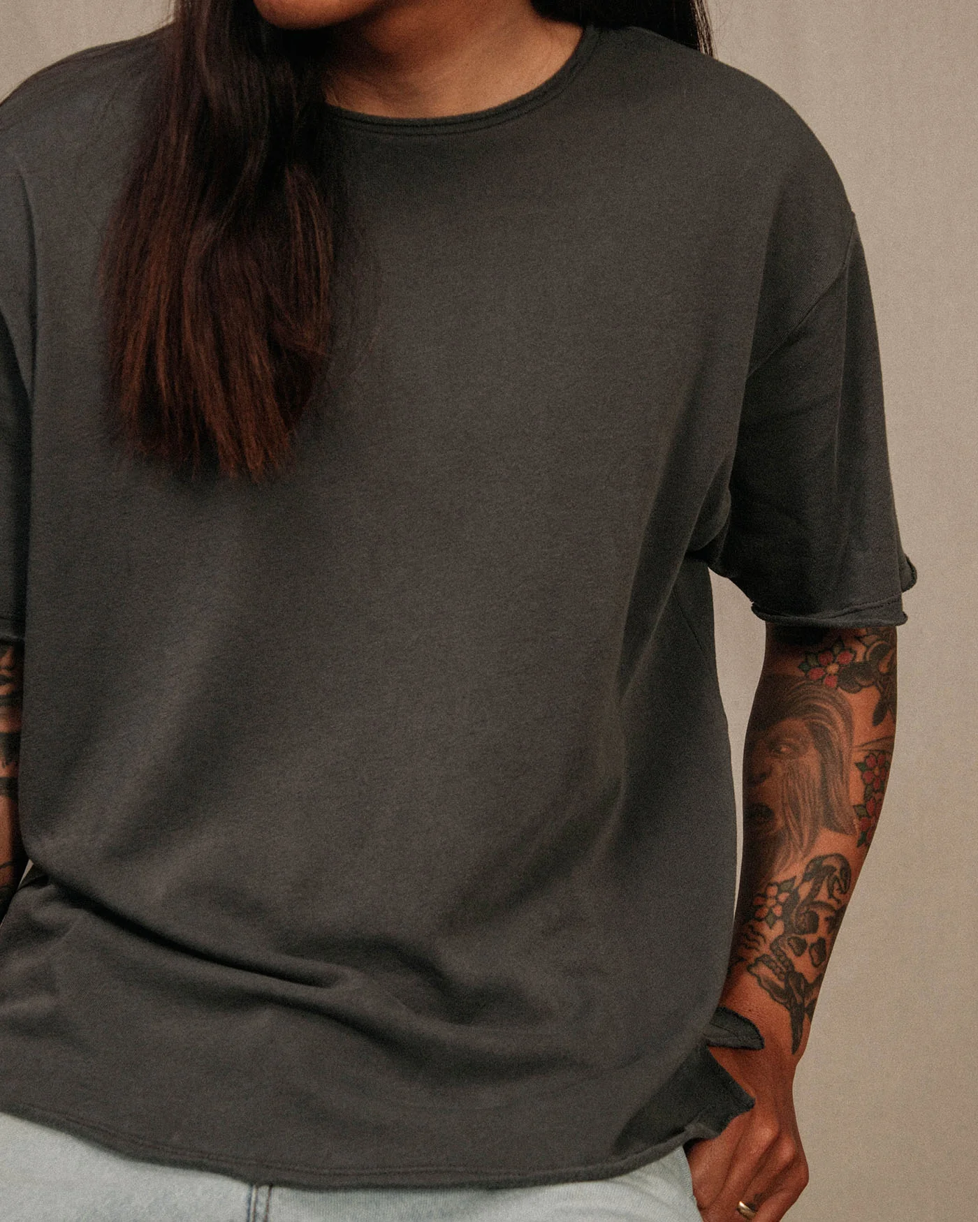 Oversized Fleece Tee - Image 5