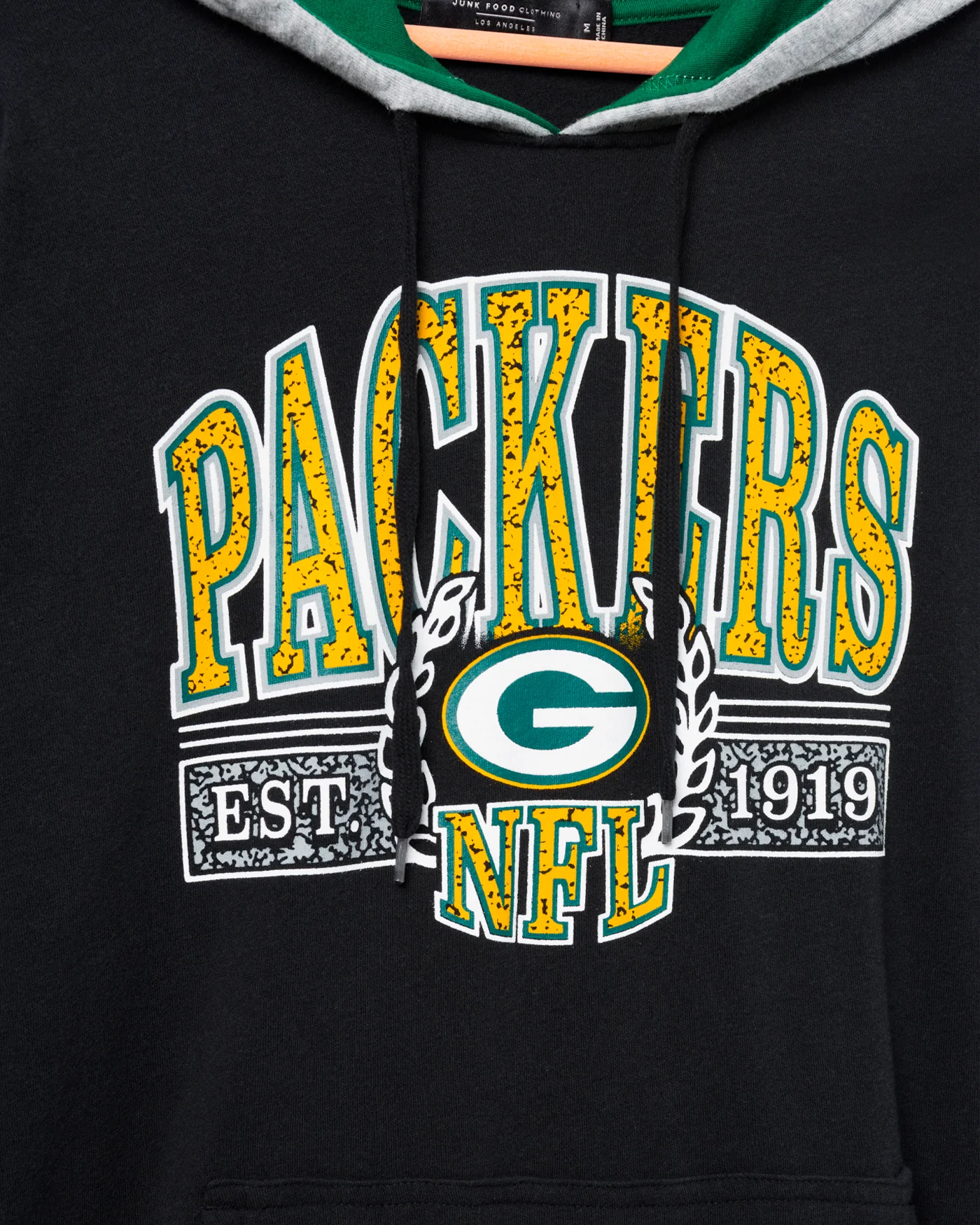 Green Bay Packers Tri Color Block Hoodie - Image 3