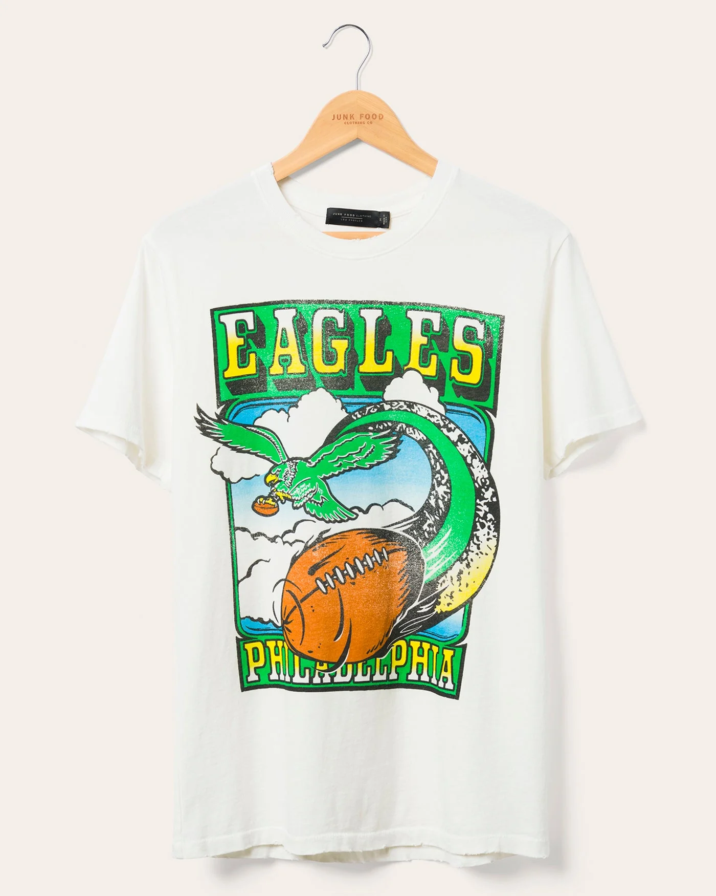 Philadelphia Eagles Sky Vintage Tee