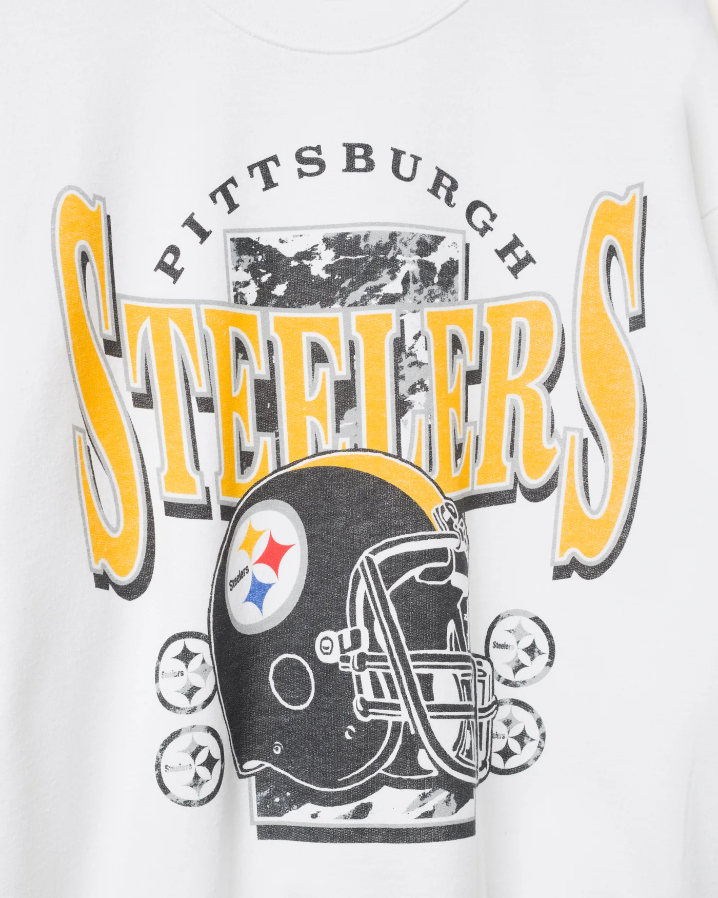Pittsburgh Steelers Conversion Flea Market Crew Fleece - Image 3