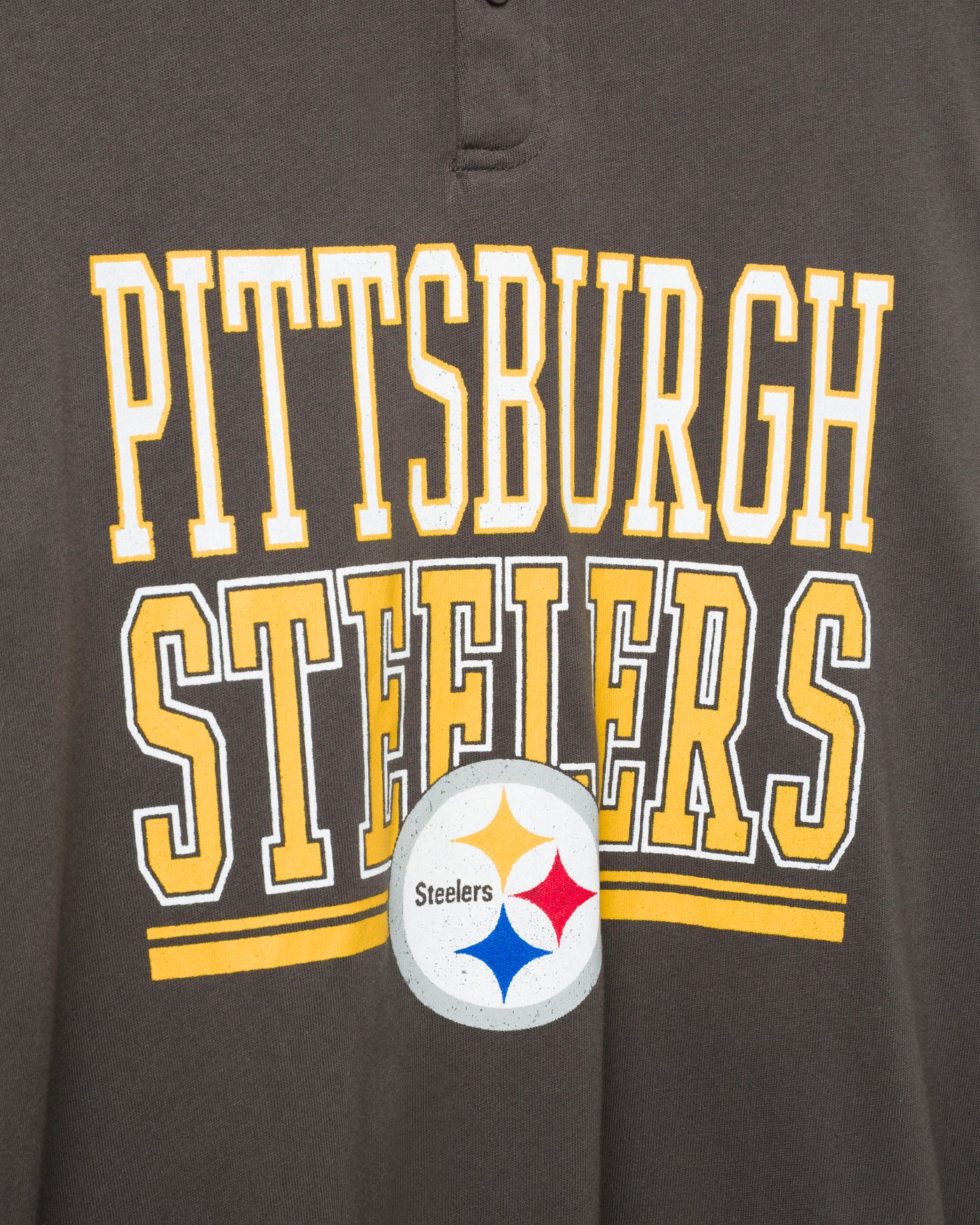 Pittsburgh Steelers Long Sleeve Henley - Image 4