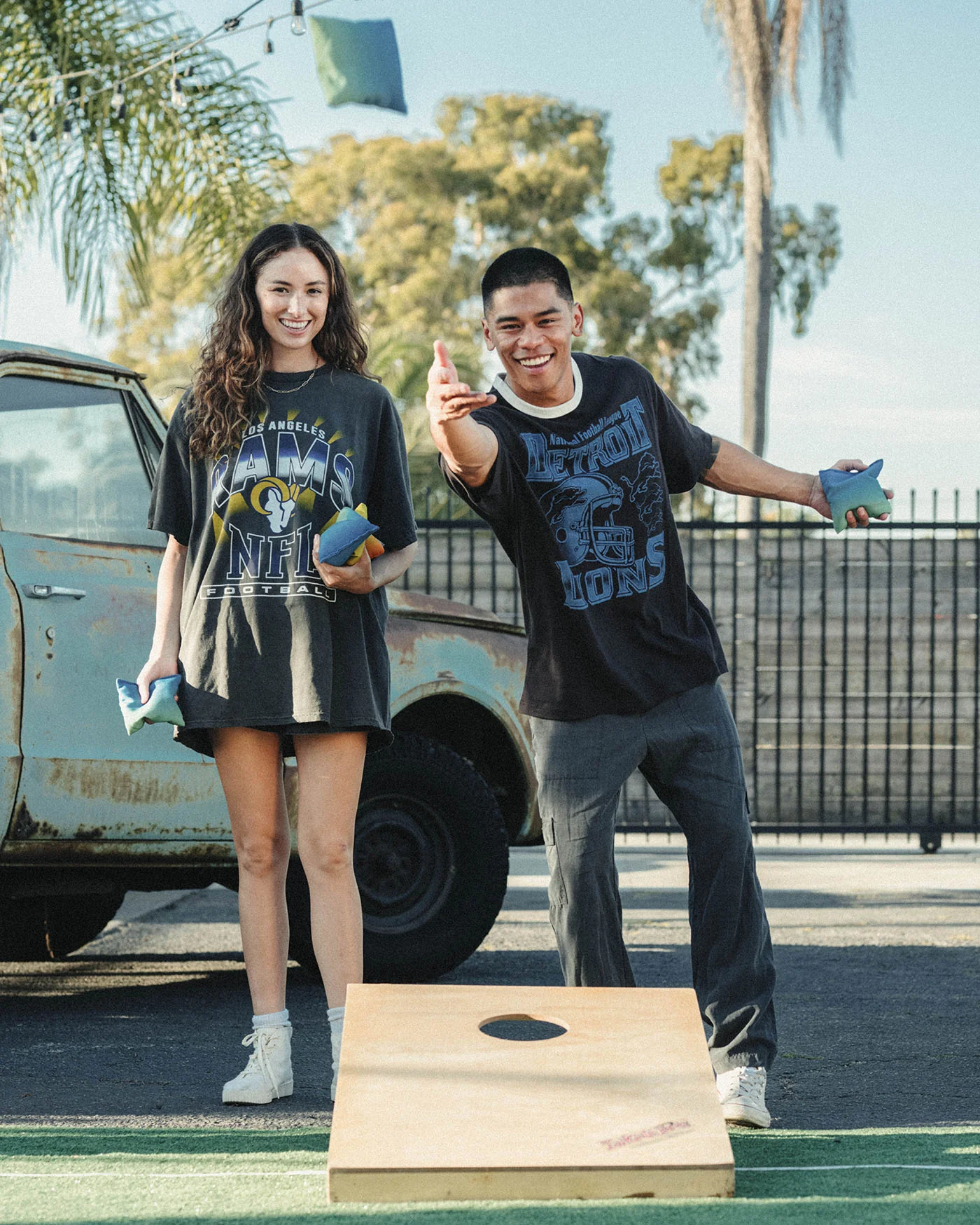 Los Angeles Rams Chrome Flea Market Tee - Image 2