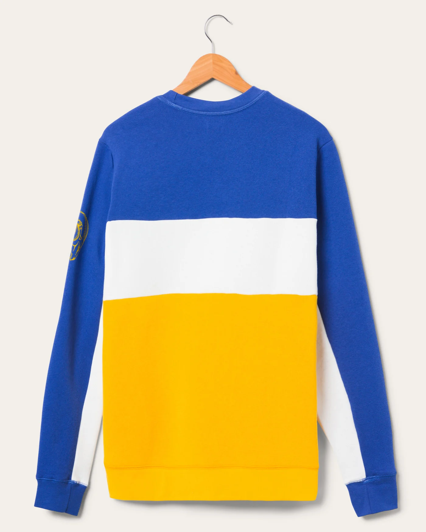Los Angeles Rams Color Block Crew Fleece - Image 3