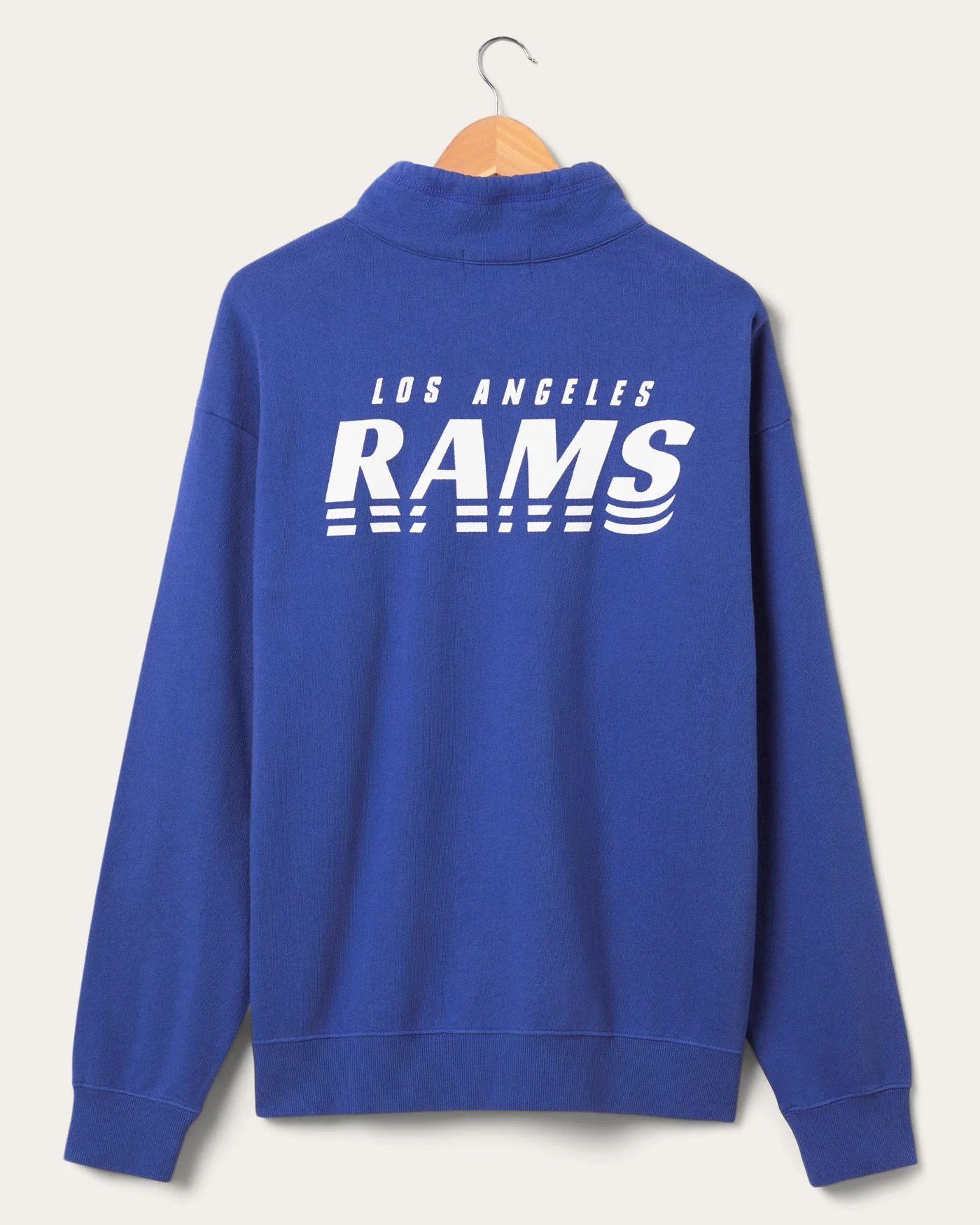 Los Angeles Rams Mock Button Up Fleece - Image 2