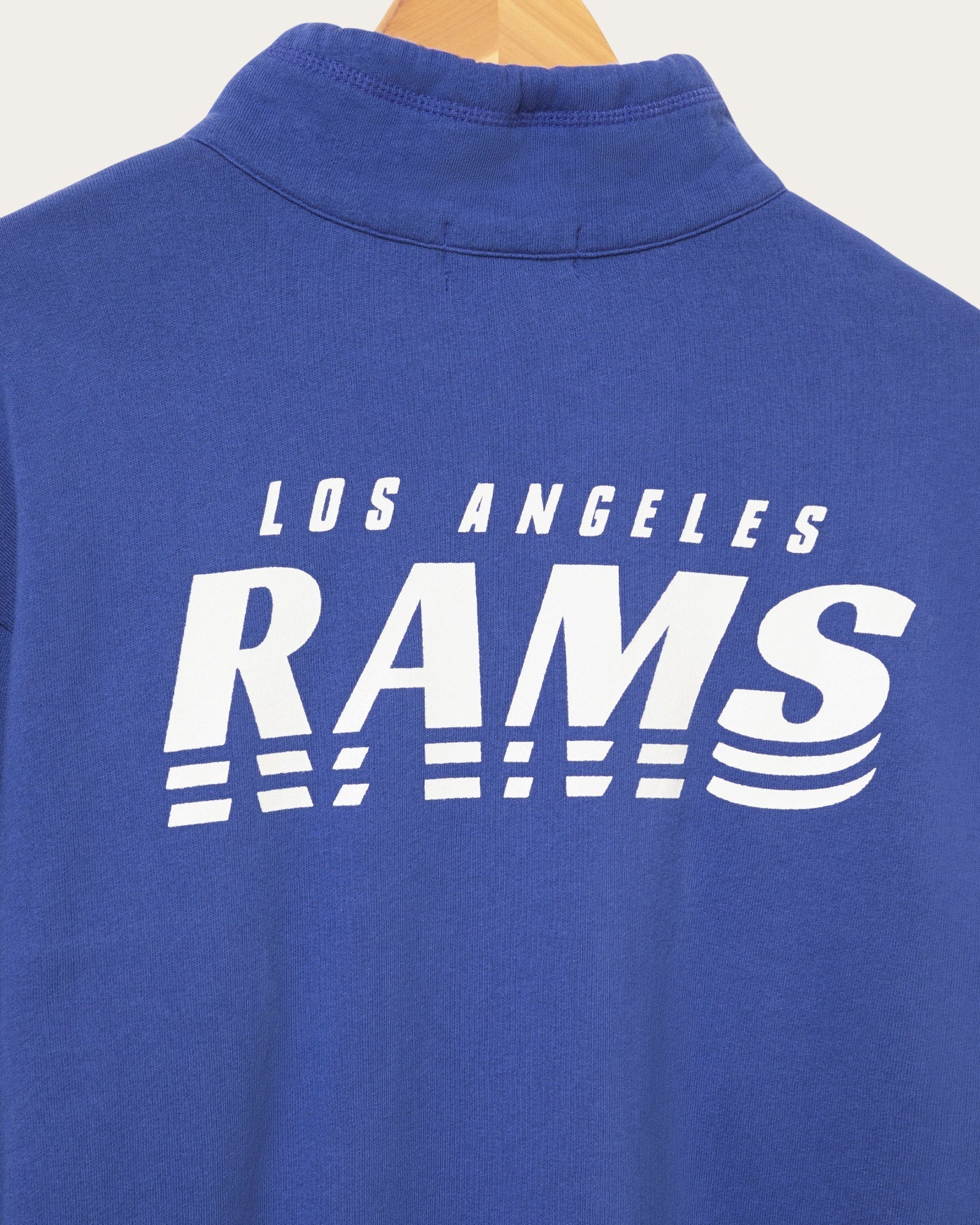 Los Angeles Rams Mock Button Up Fleece - Image 3