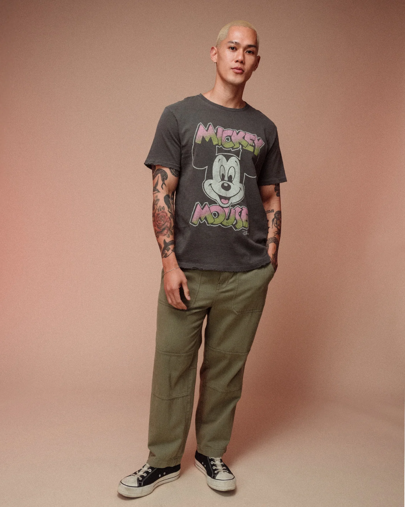 Retro Mickey Vintage Tee - Image 2
