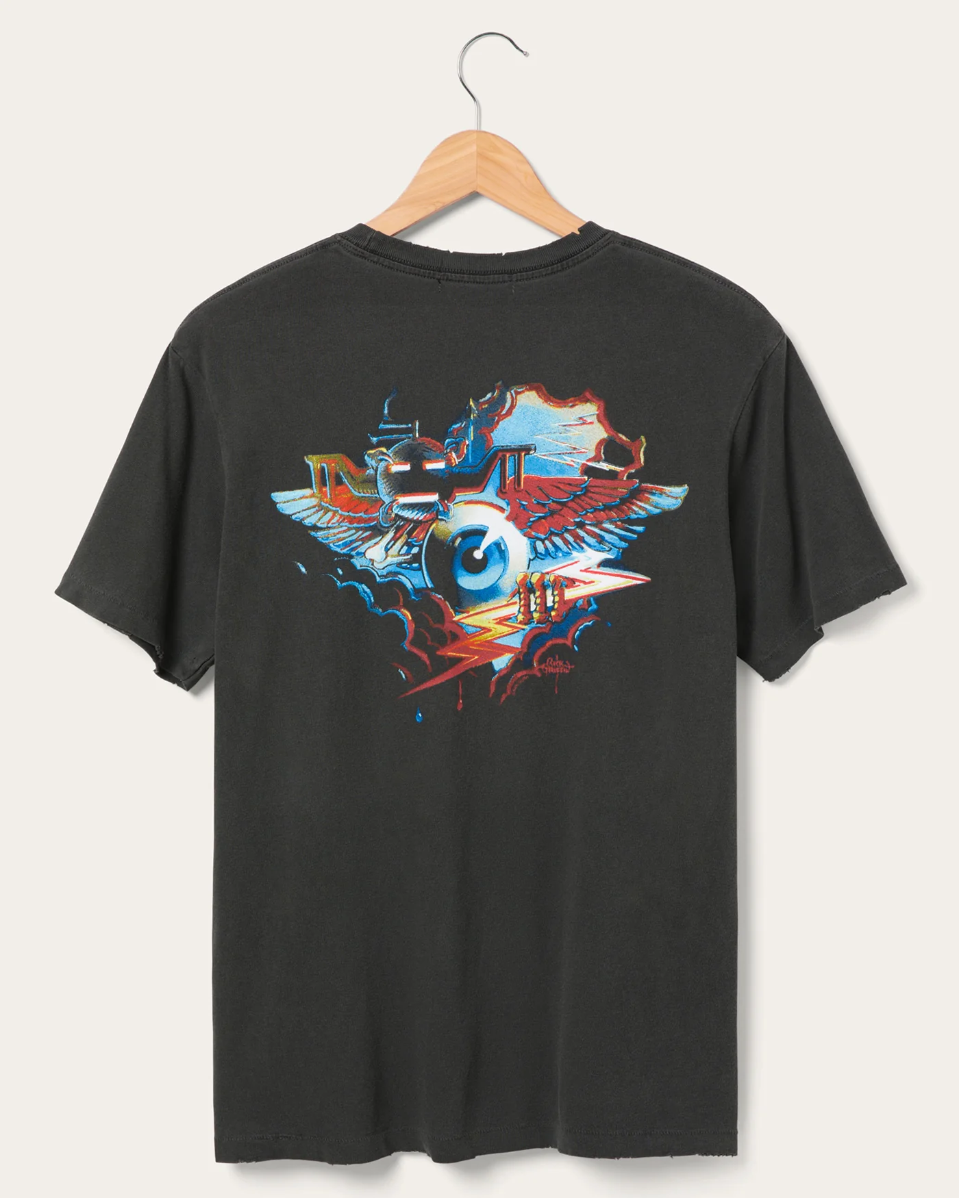 Rick Griffin Eye With Wings Vintage Tee - Image 4