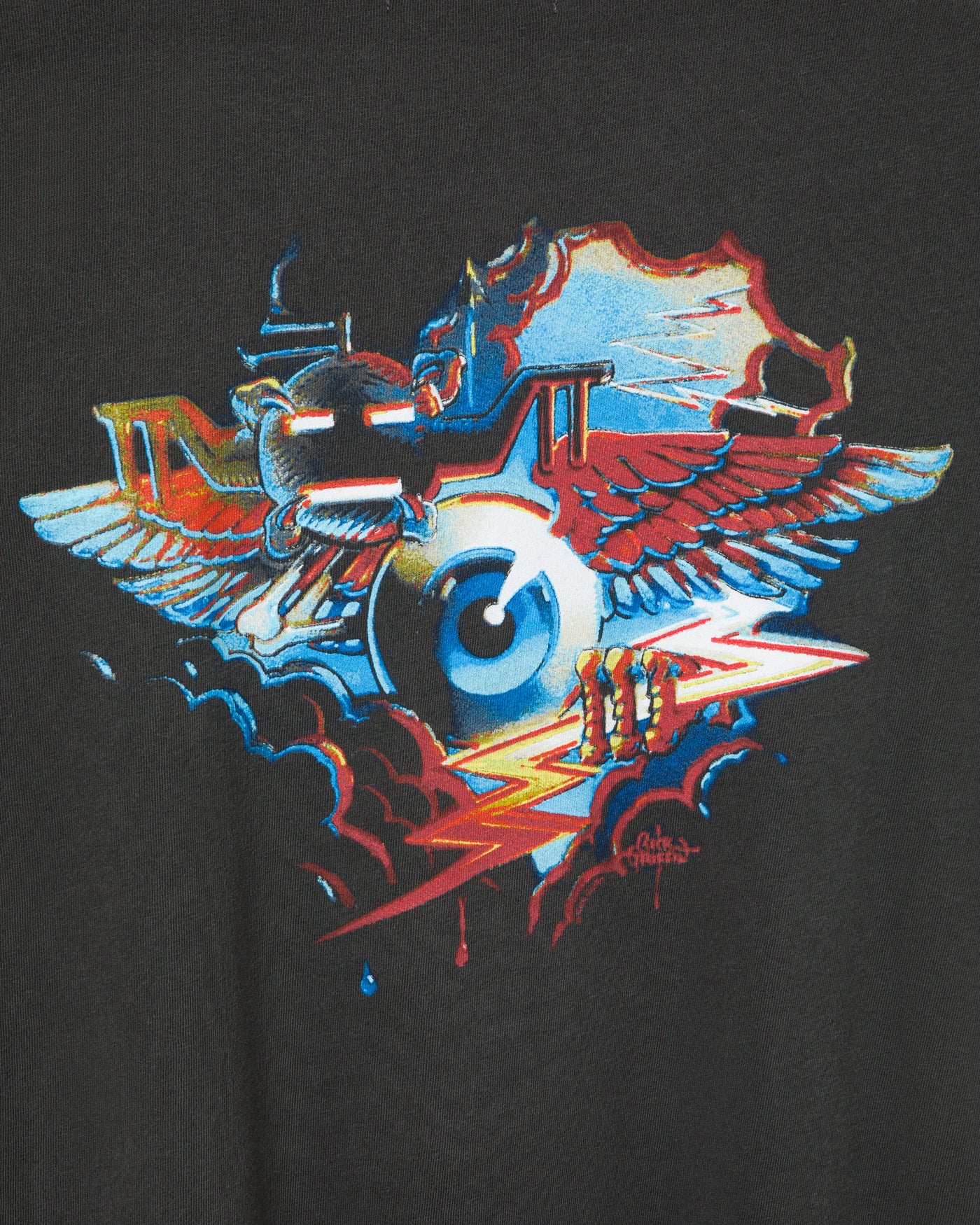 Rick Griffin Eye With Wings Vintage Tee - Image 5