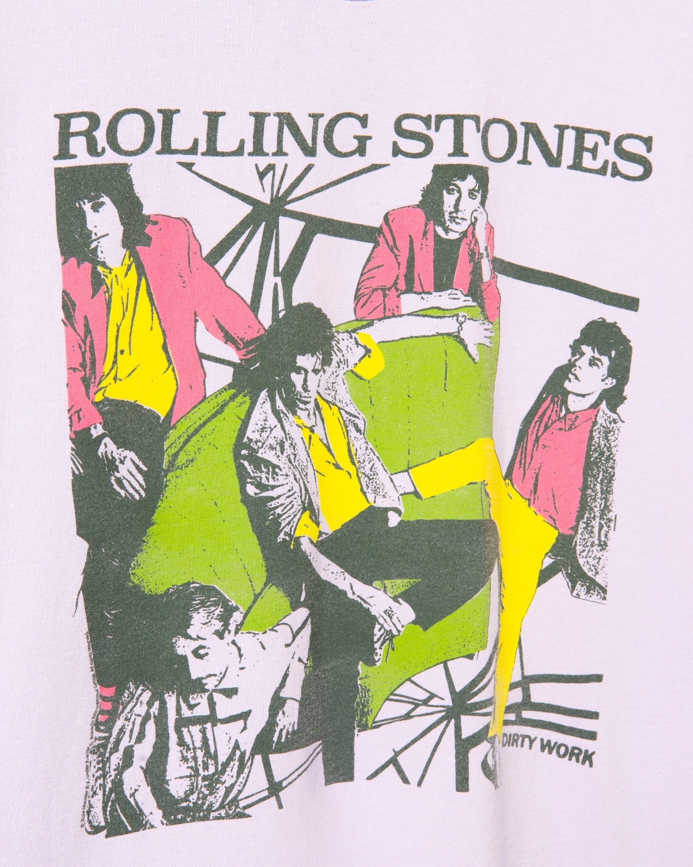 The Rolling Stones Dirty Work Flea Market Tee - Image 4