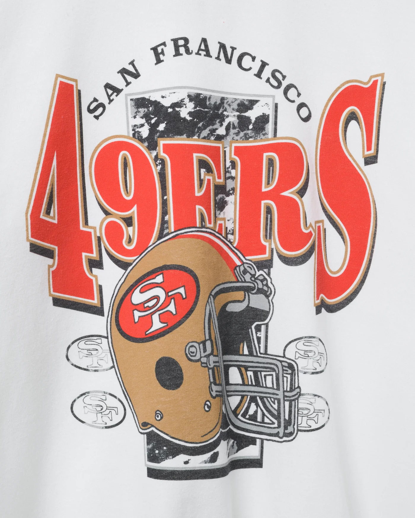 San Francisco 49ers Conversion Flea Market Crew Fleece - Image 3