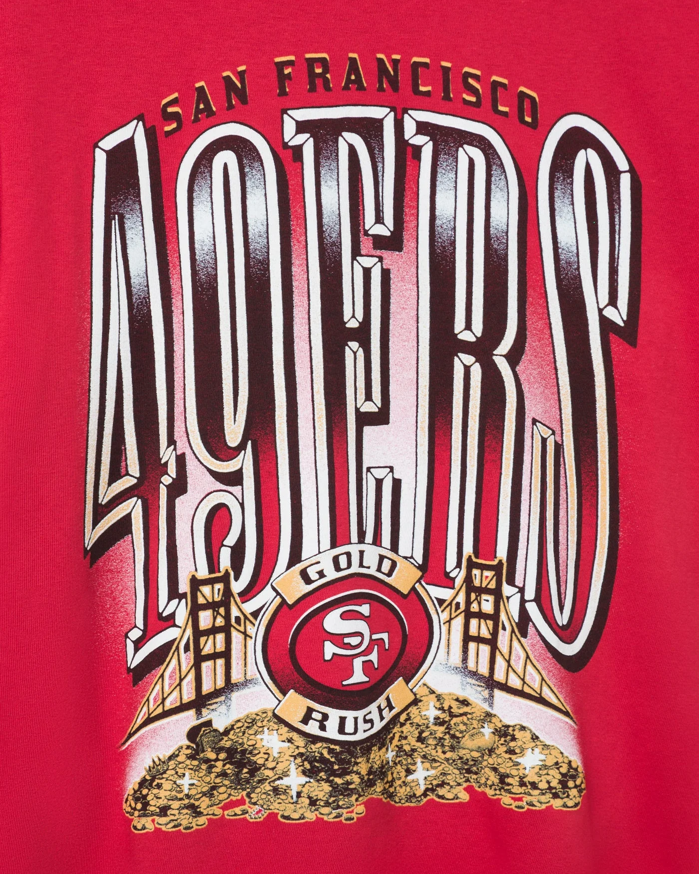 San Francisco 49ers Gold Rush Vintage Tee - Image 3
