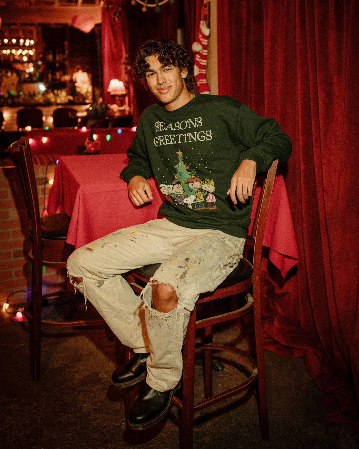 Seasons Greetings Flea Market Fleece - Image 2