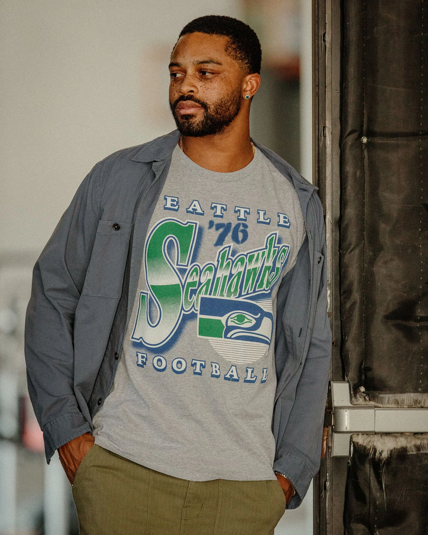 Seattle Seahawks Bootleg Flea Market Tee - Image 2
