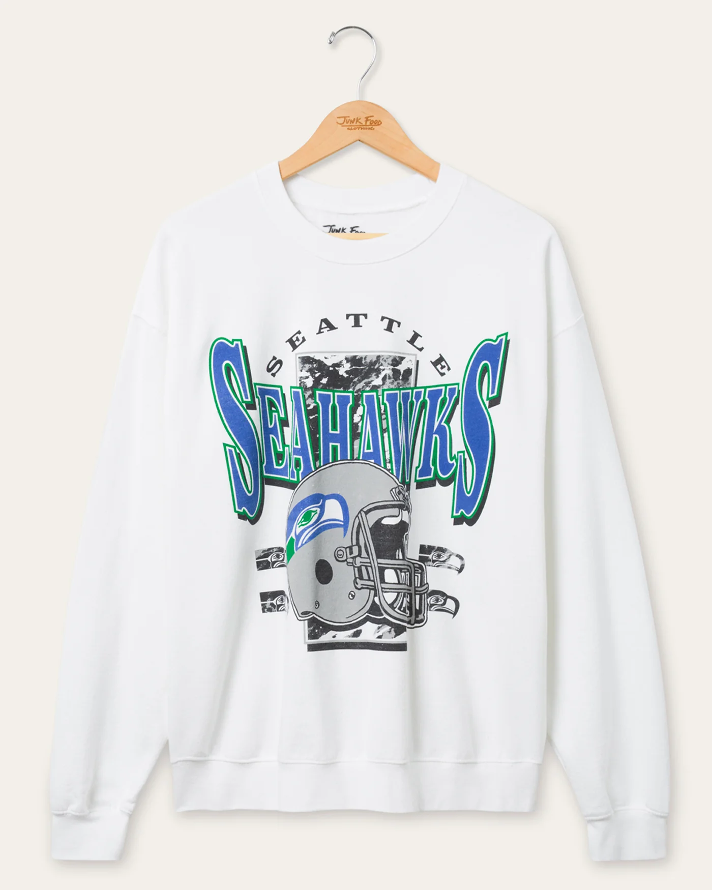 Seattle Seahawks Conversion Flea Market Crew Fleece