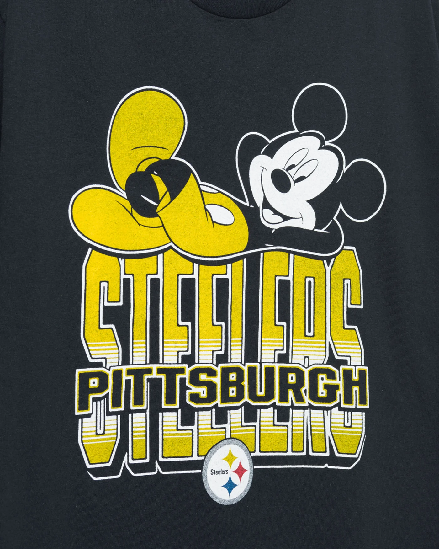Pittsburgh Steelers Mickey Kick Back Tee - Image 3