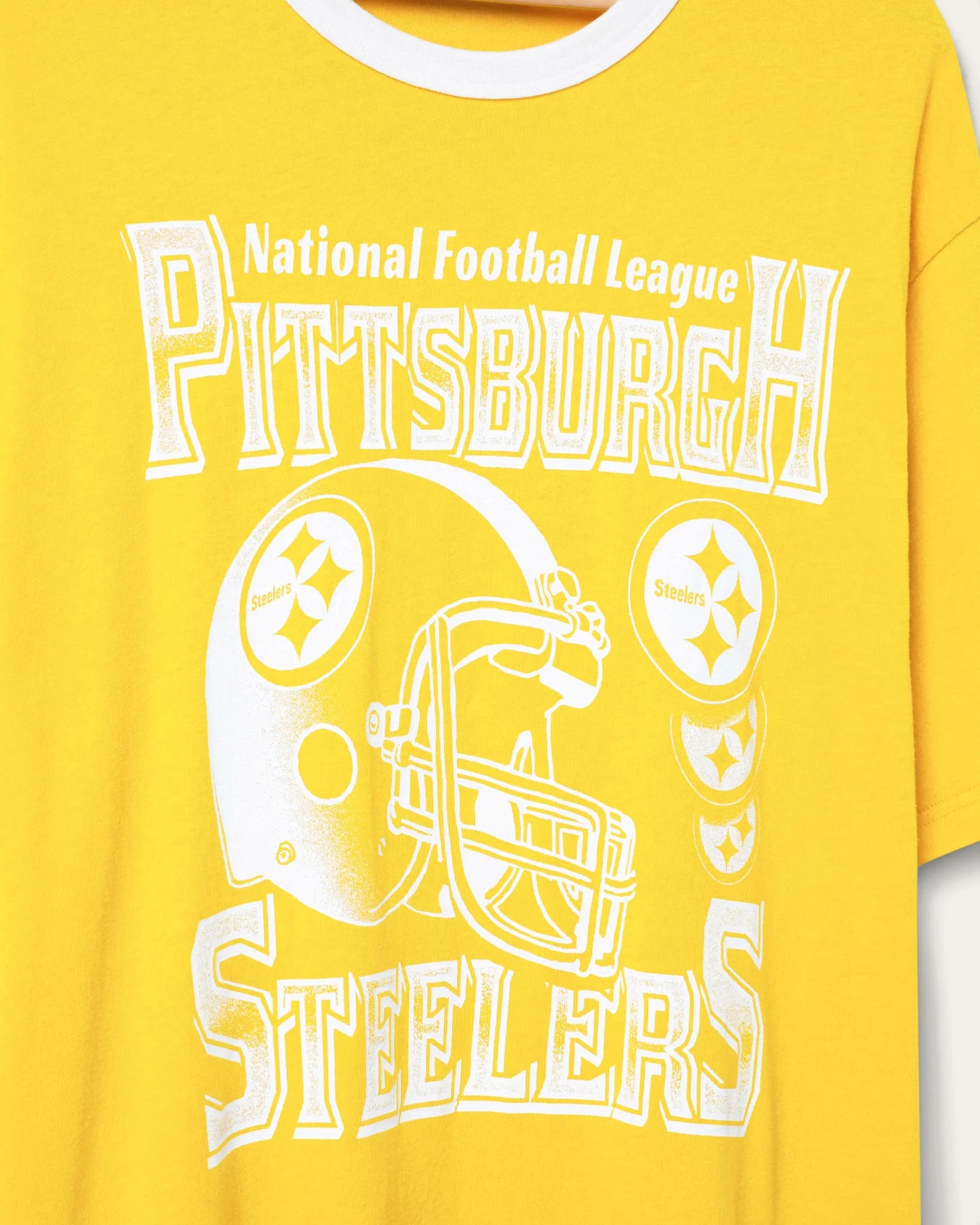 Pittsburgh Steelers Oversized Ringer Tee - Image 4
