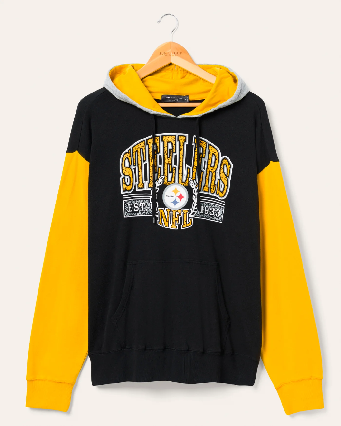 Pittsburgh Steelers Tri Color Block Hoodie
