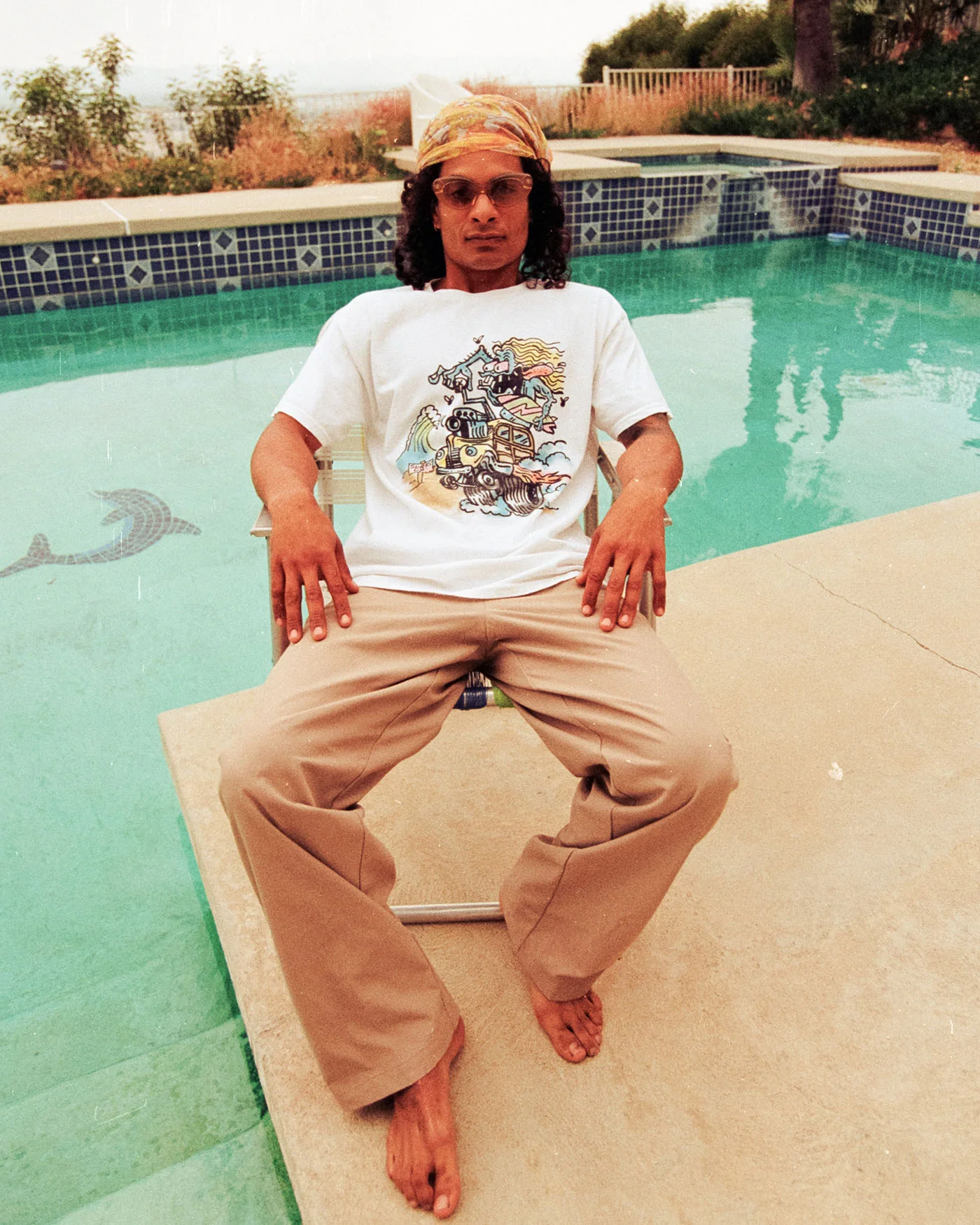 Surfs Up Airbrush Flea Market Tee - Image 3
