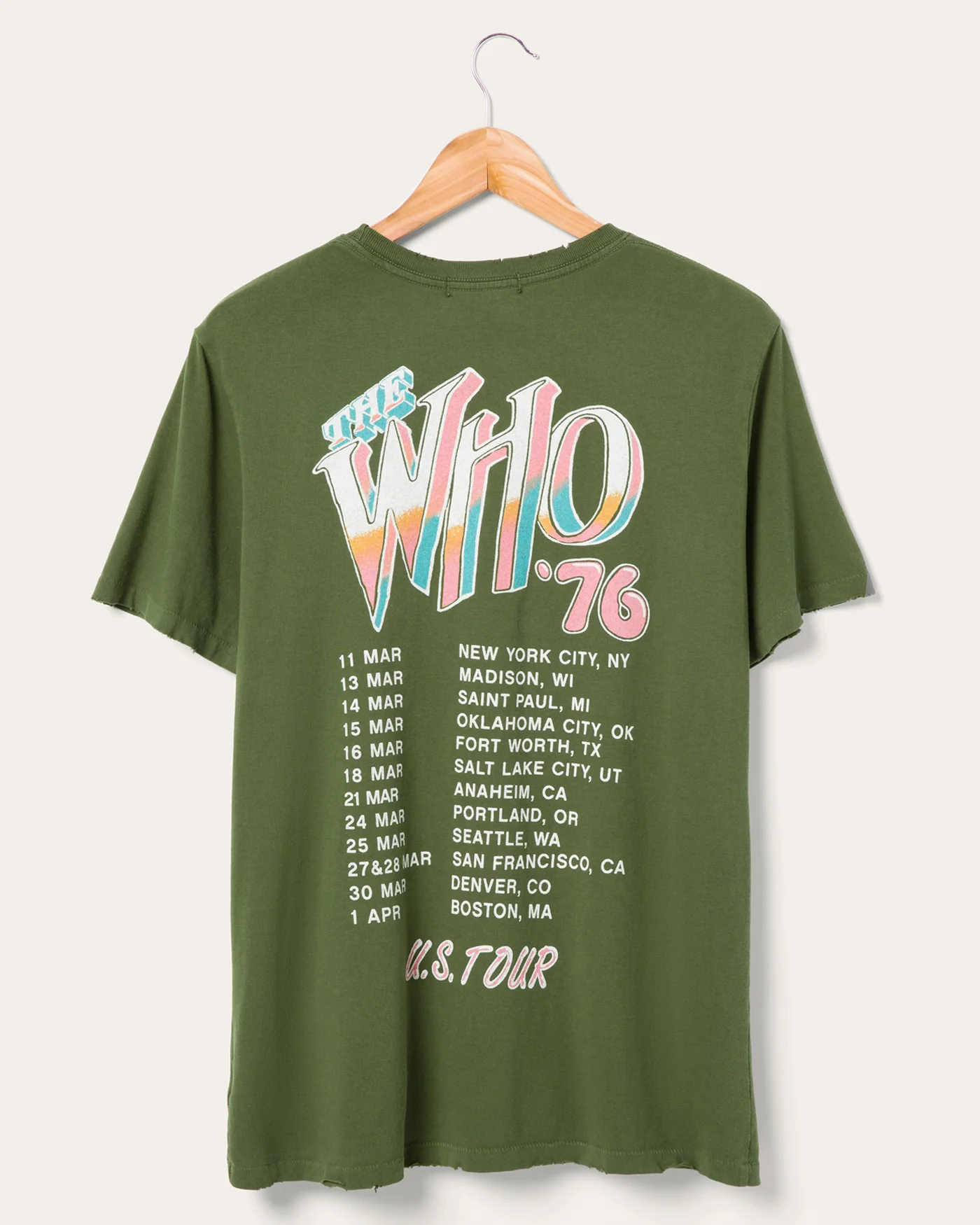 The Who US Tour '76 Vintage Tee - Image 4