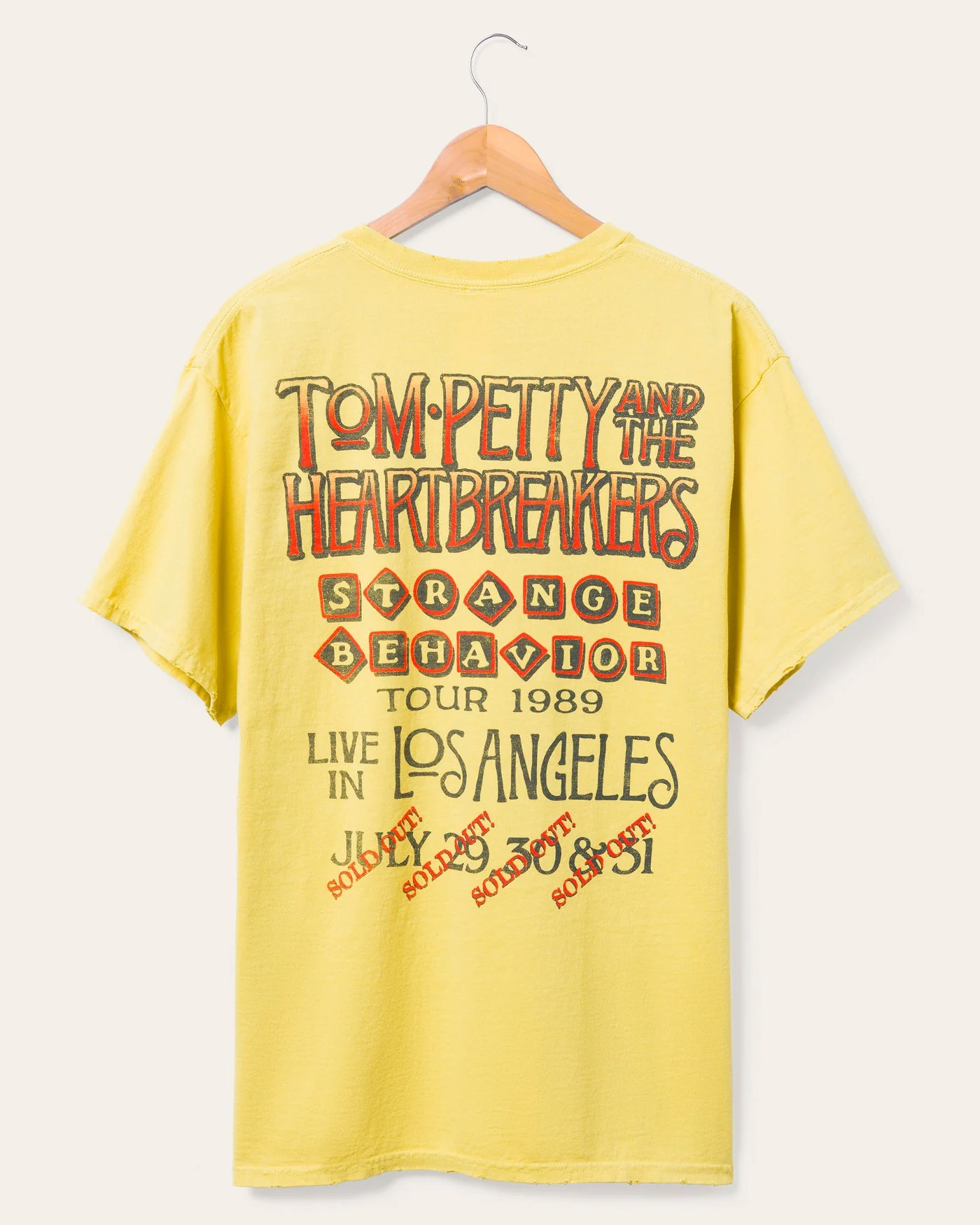 Tom Petty Strange Behavior Flea Market Tee - Image 5