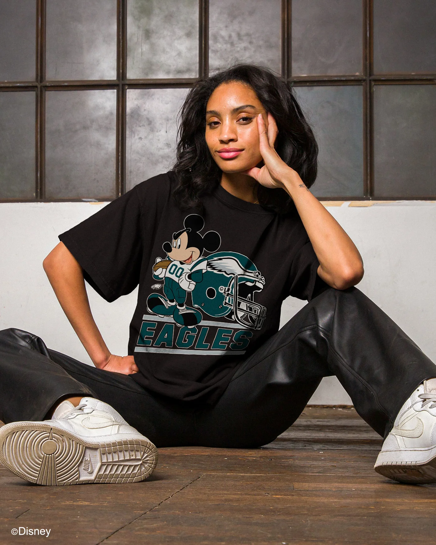 Eagles Disney Mickey Came to Play Tee - Image 2
