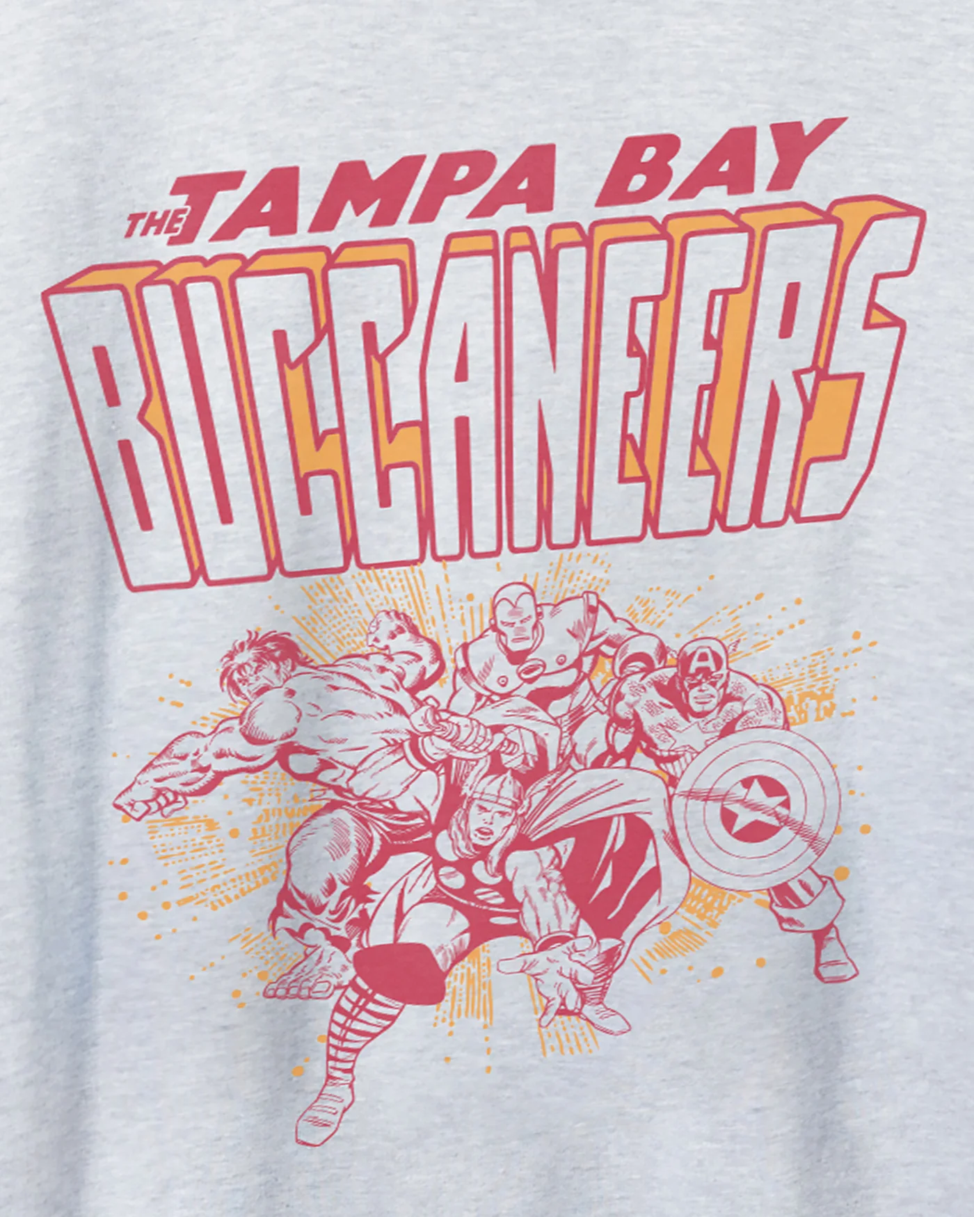 Marvel x Junk Food x NFL Avengers Buccaneers Tee - Image 3