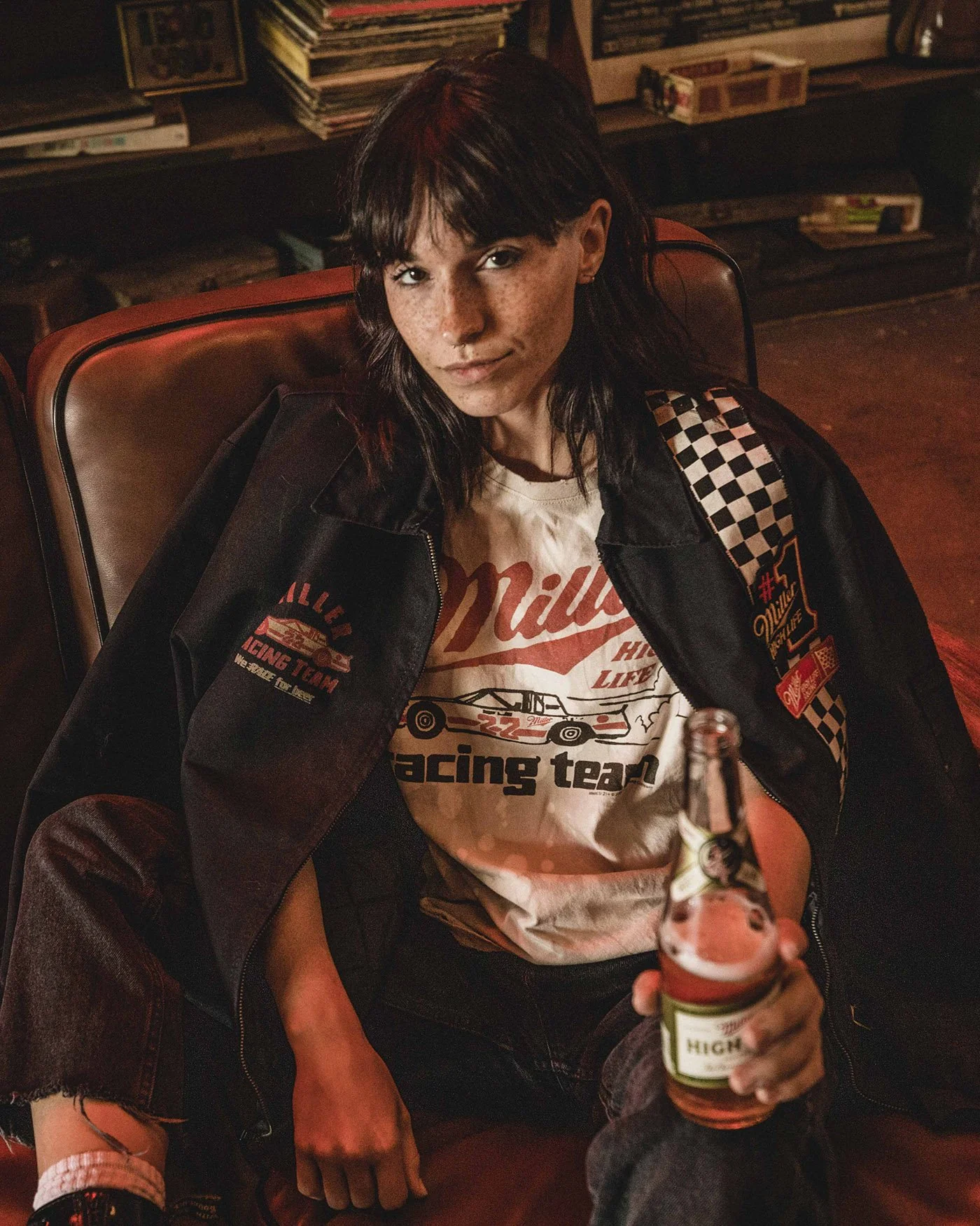 Limited-Edition Miller High Life Racing Pit Crew Vintage Revival Jacket - Image 2