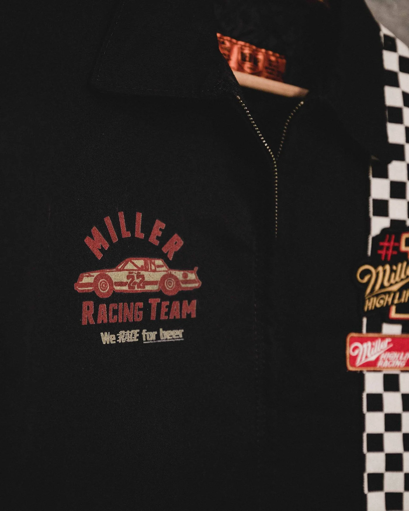 Limited-Edition Miller High Life Racing Pit Crew Vintage Revival Jacket - Image 4