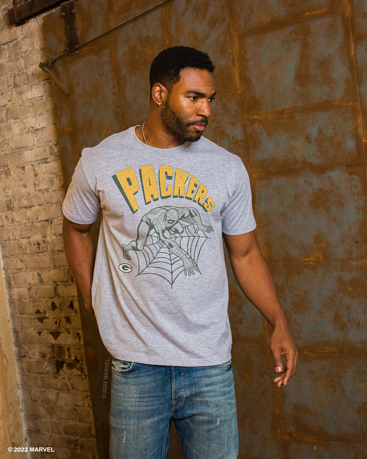 Packers Spider-Man Web Slinger Tee - Image 2