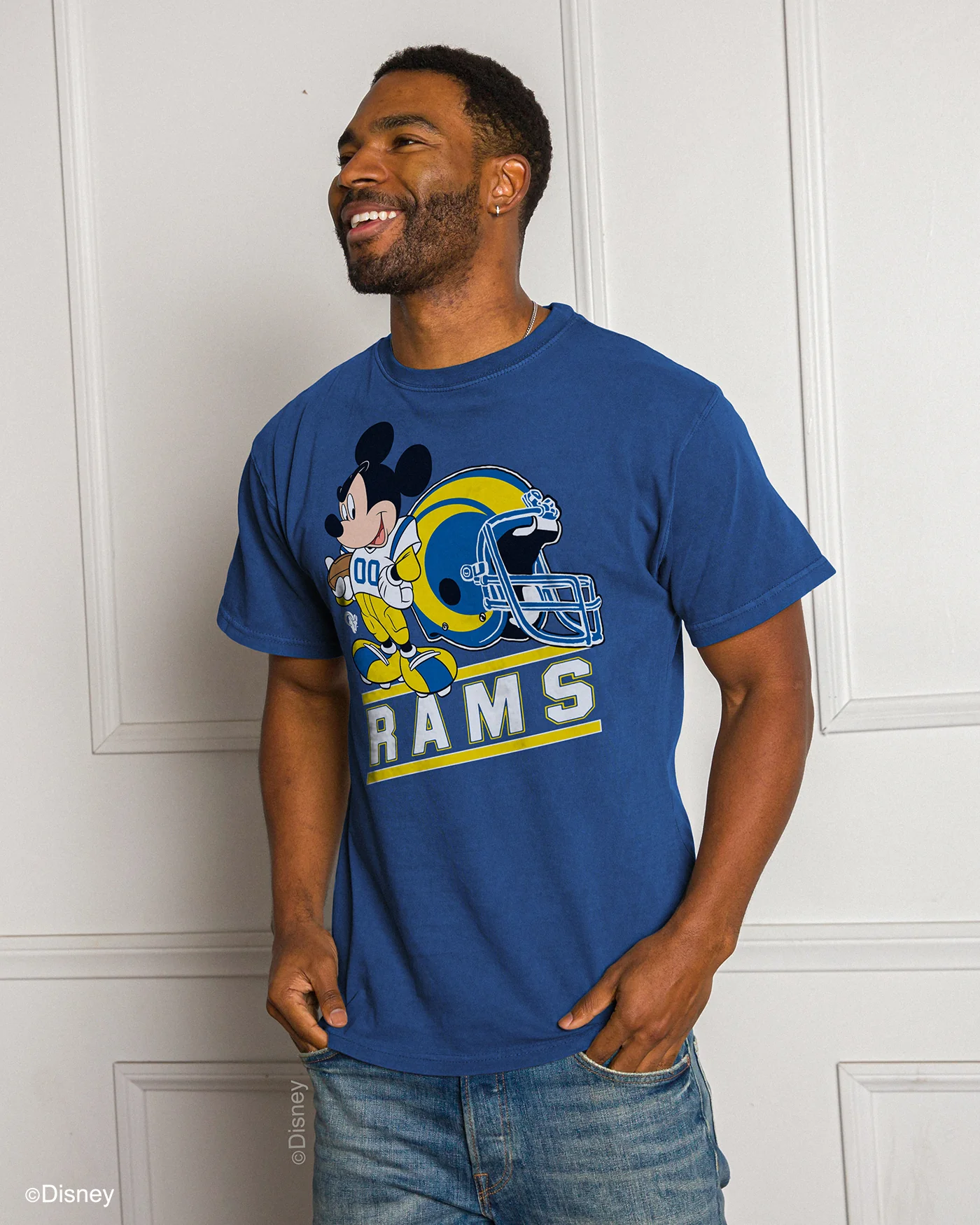 Rams Disney Mickey Came to Play Fan Tee - Image 2