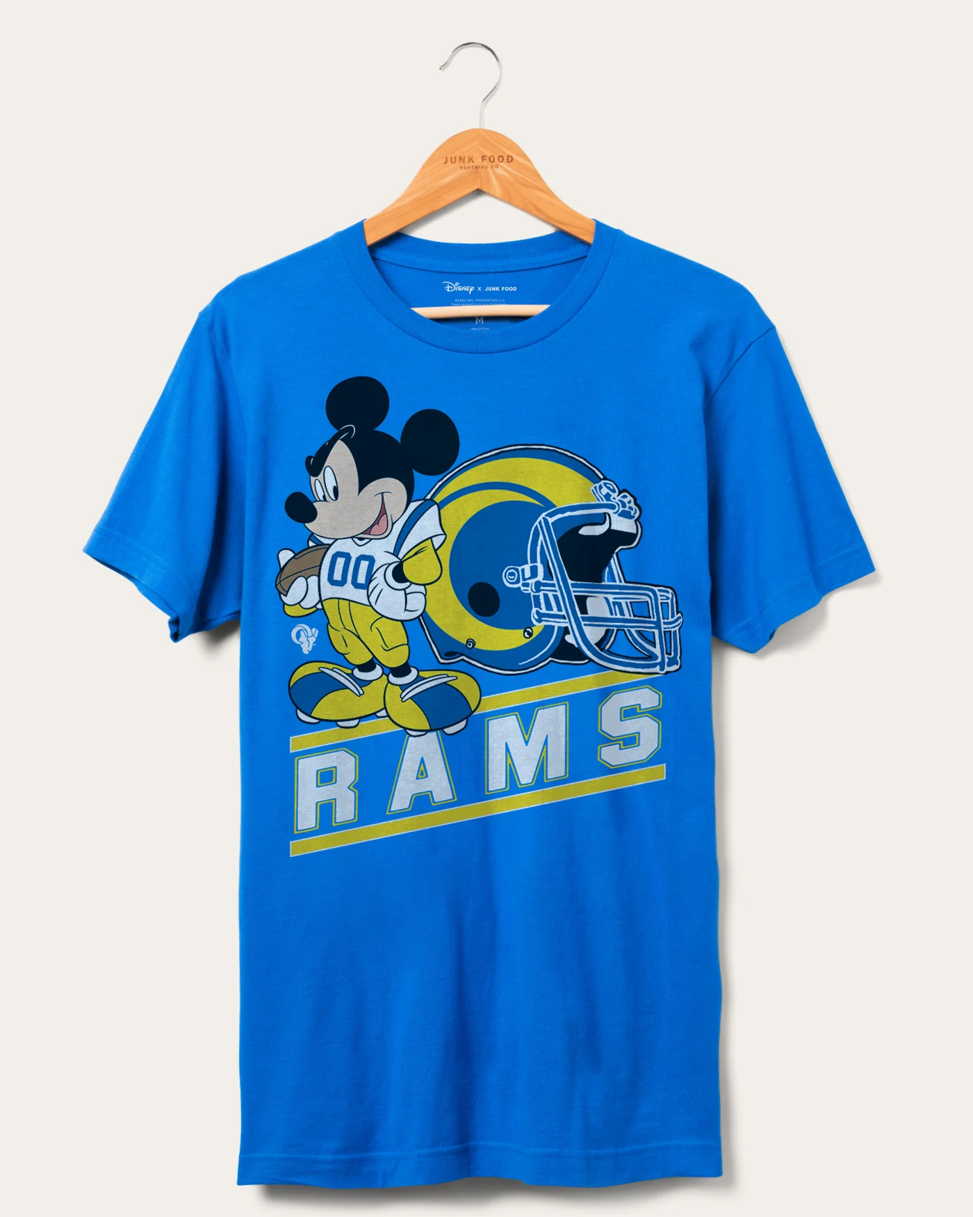 Rams Disney Mickey Came to Play Fan Tee - Image 3