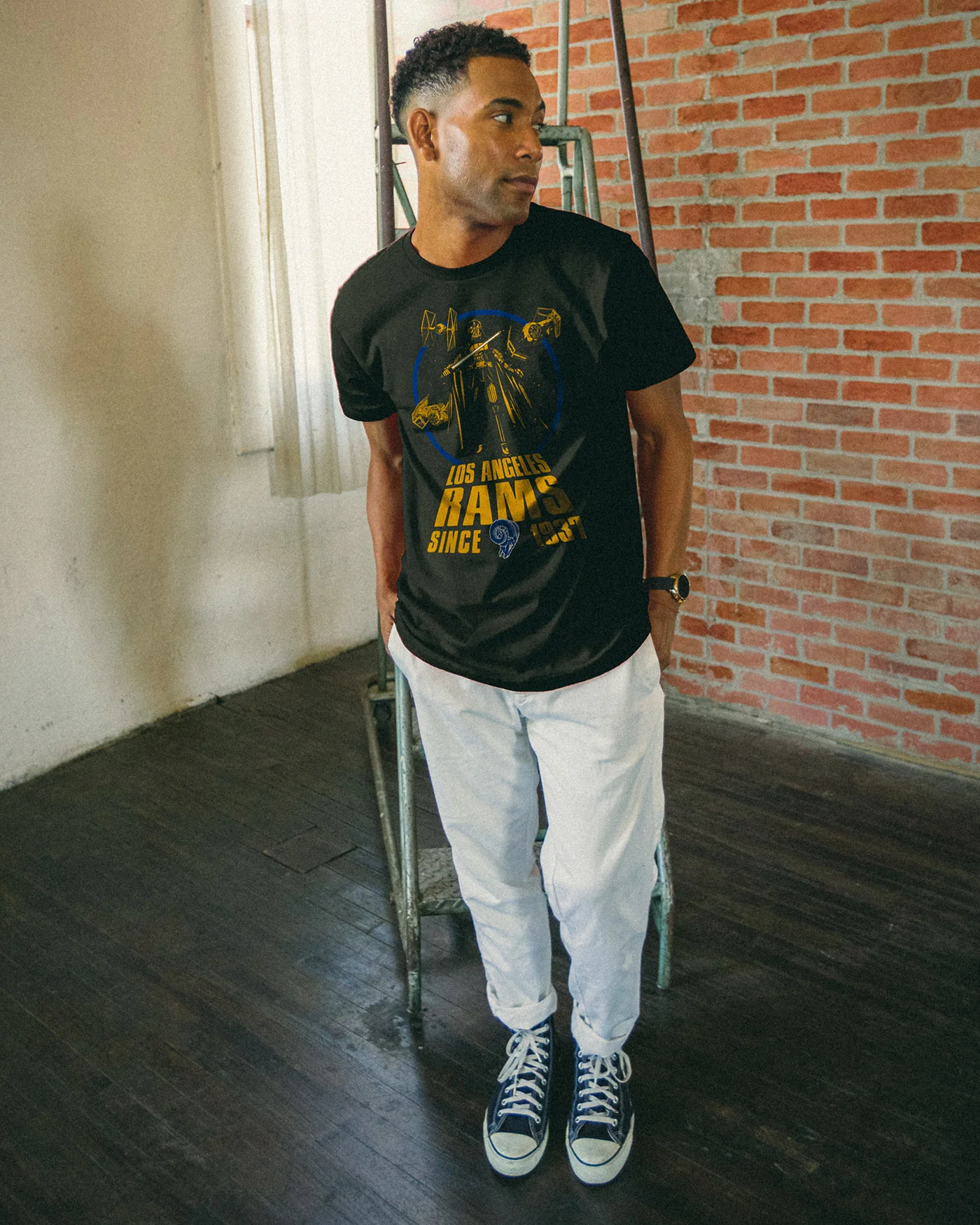 Rams Star Wars��� Title Crawl Tee - Image 2