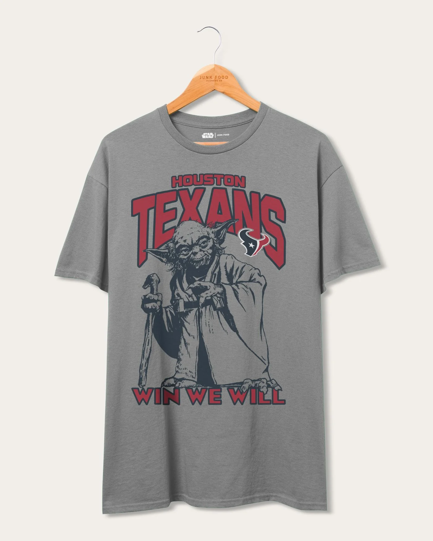 Texans Star Wars™ Yoda™ Win We Will Fan Tee - Image 3